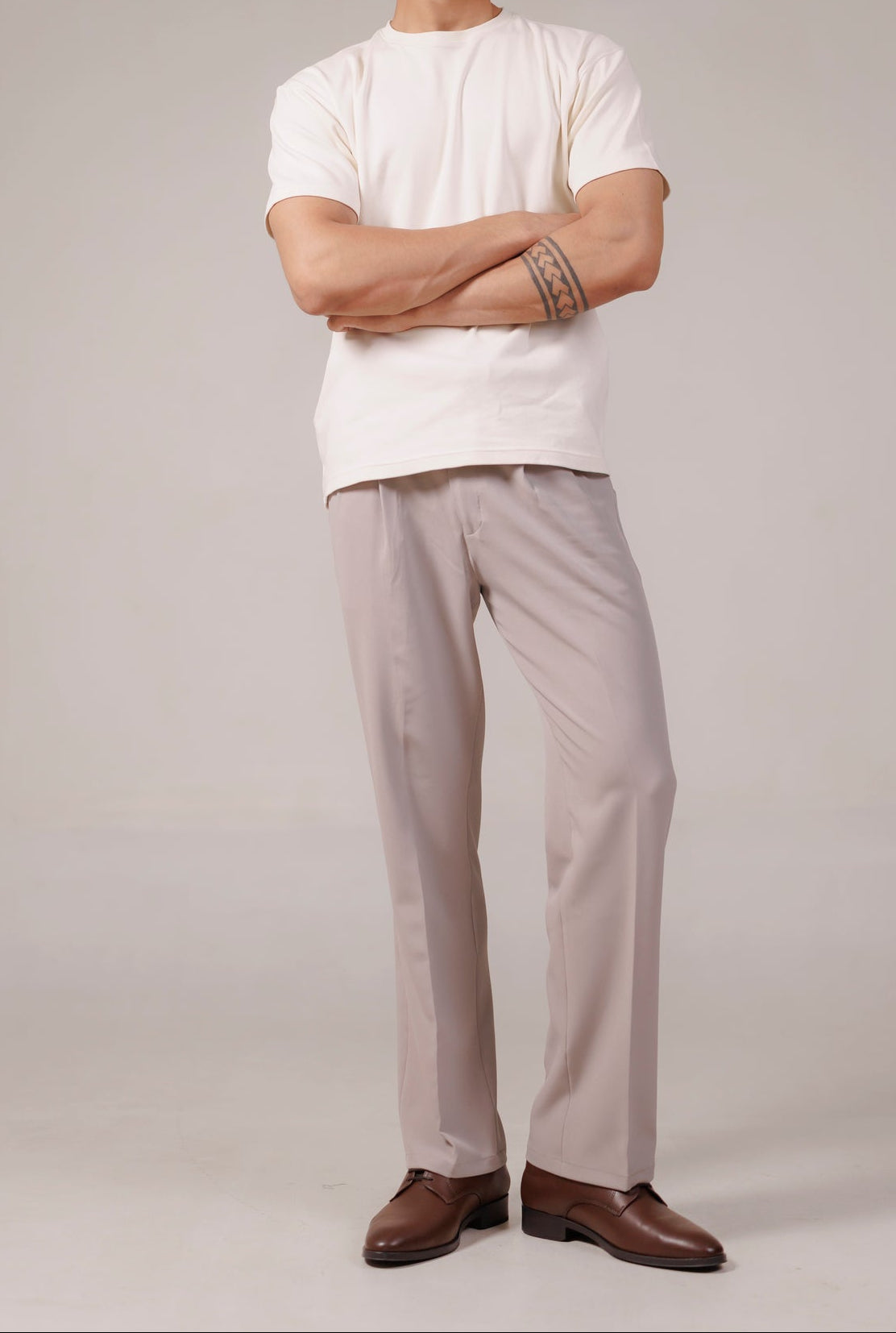 Relaxed T-Shirt- Ivory