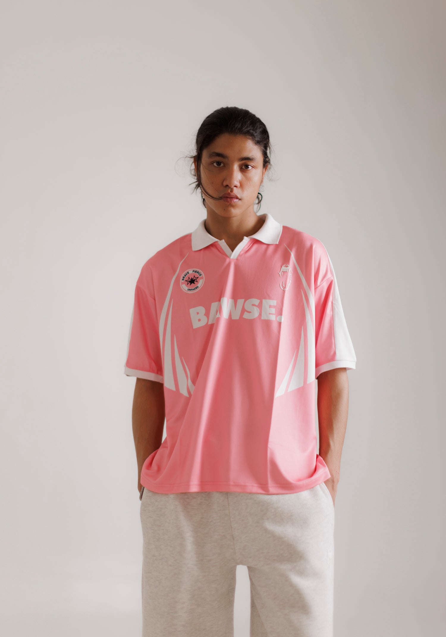 Football Jersey - Pastel Pink