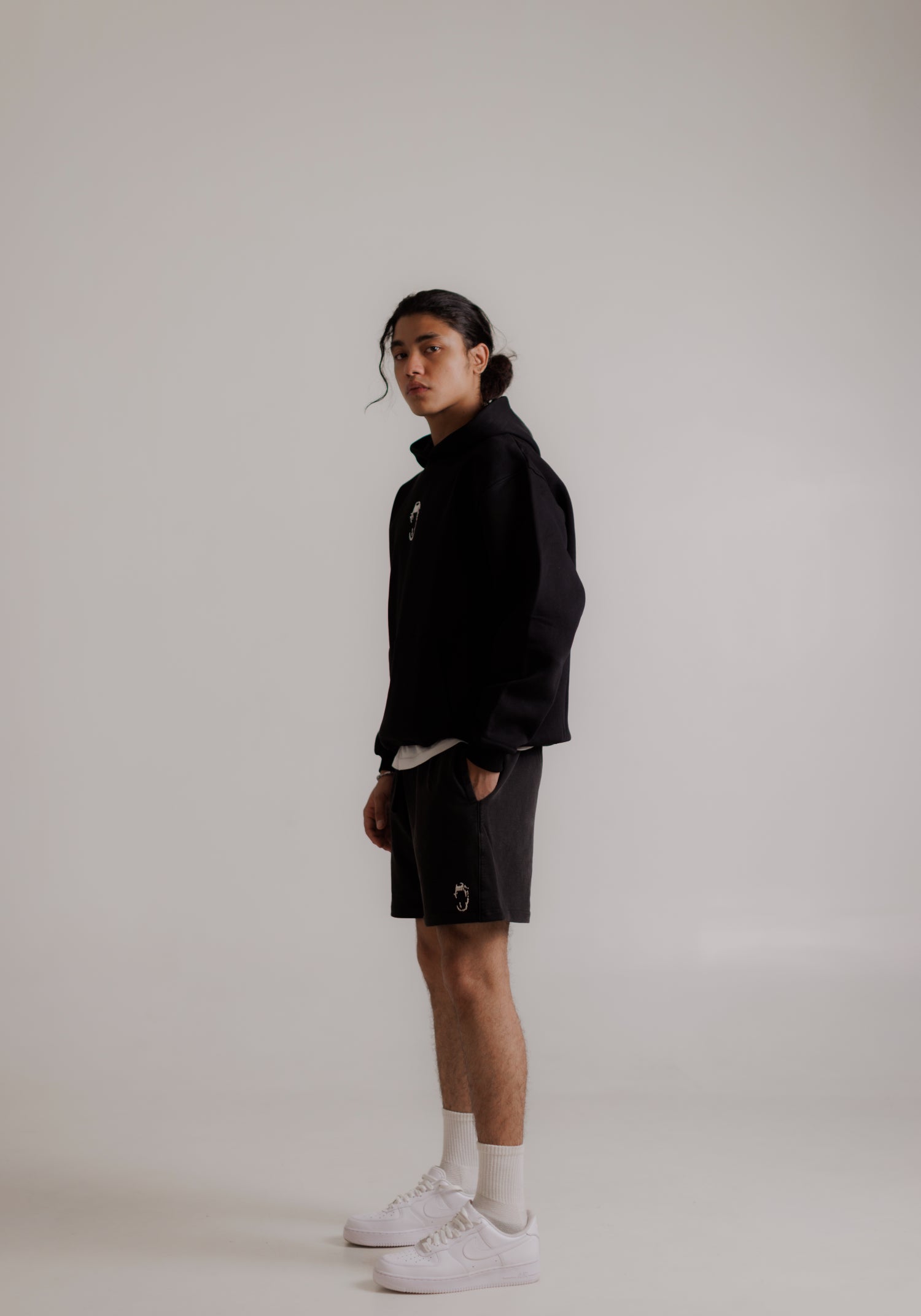 Essential Shorts- Washed Black
