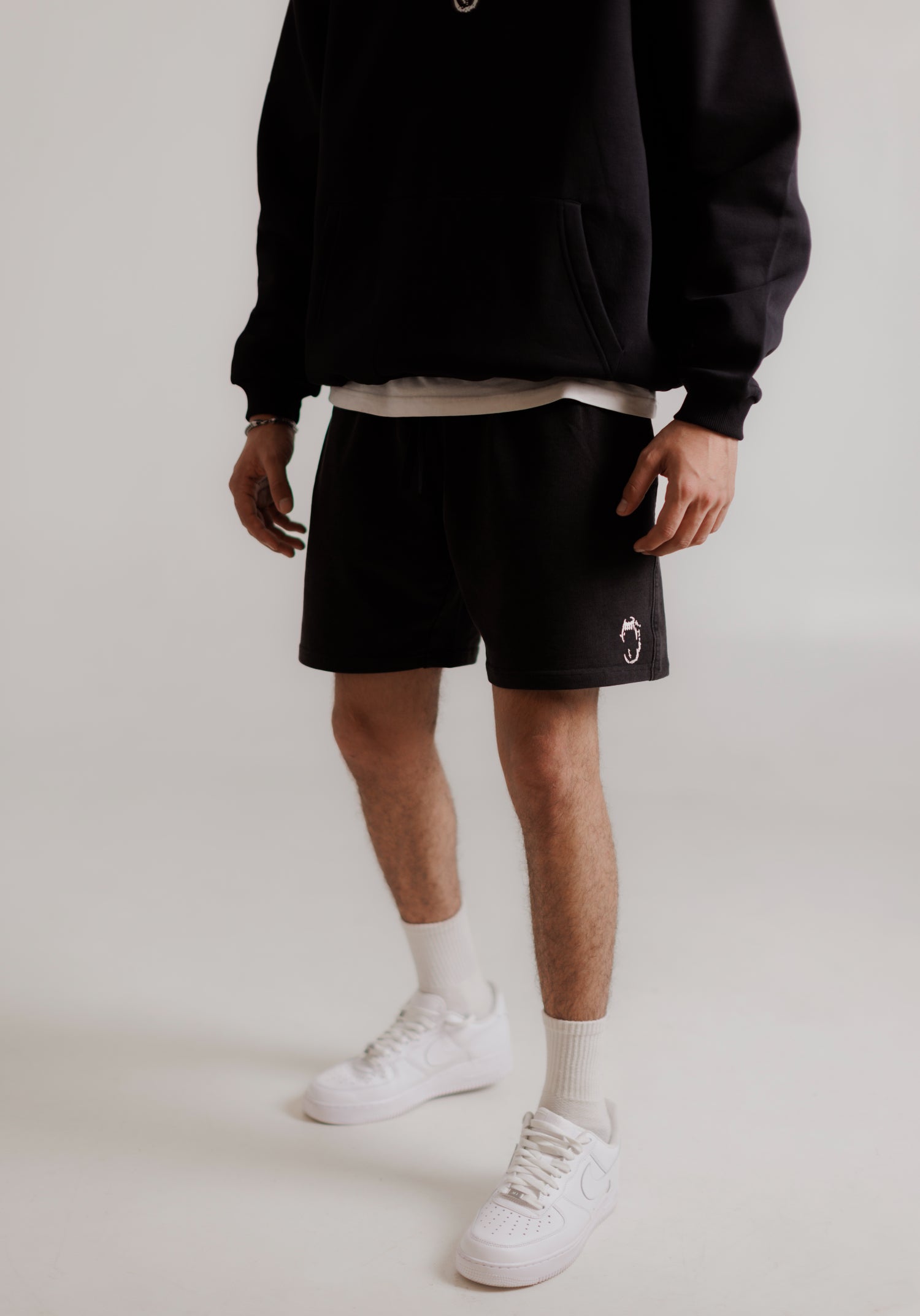Essential Shorts- Washed Black