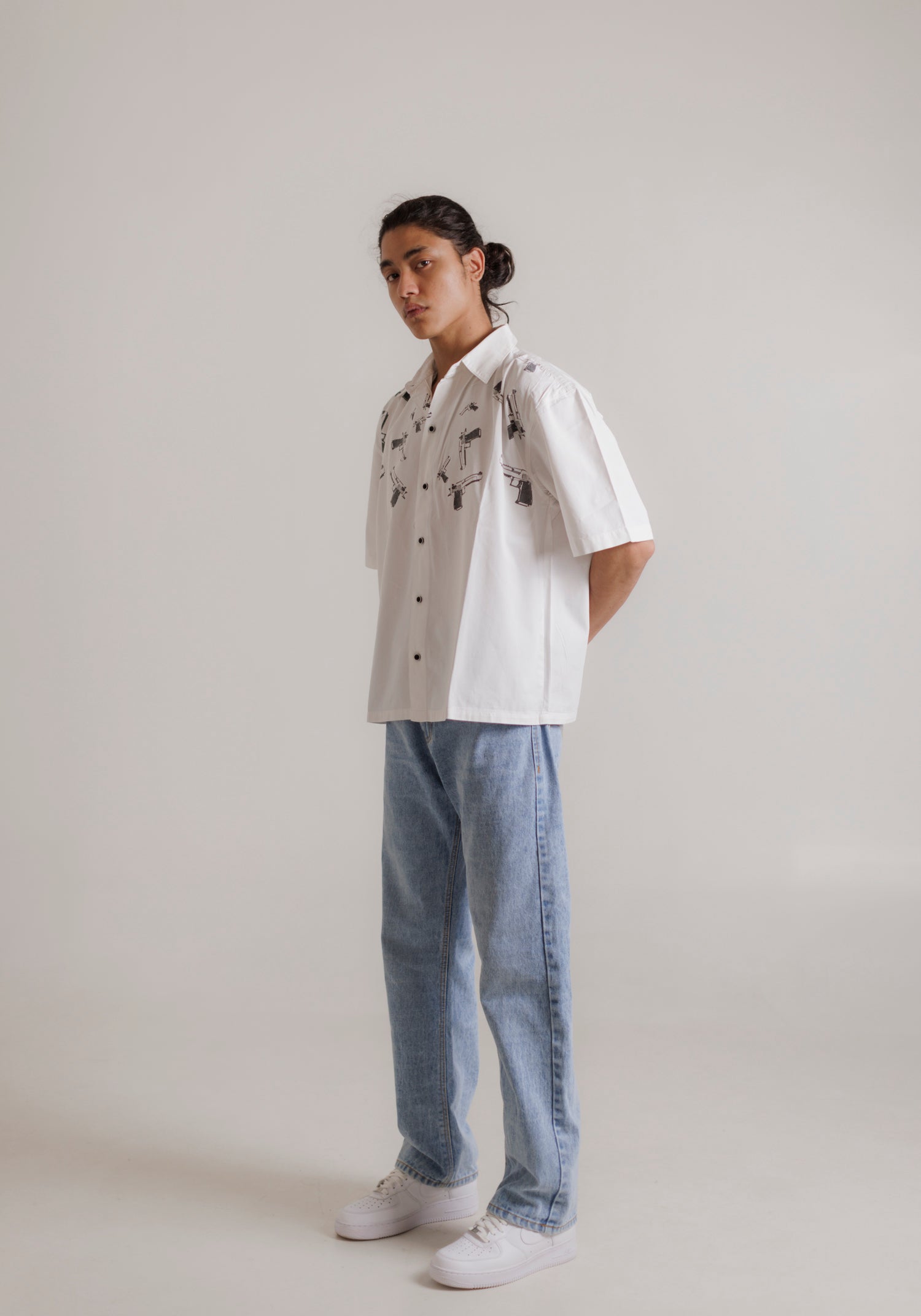Boxy Fit Shirt - White