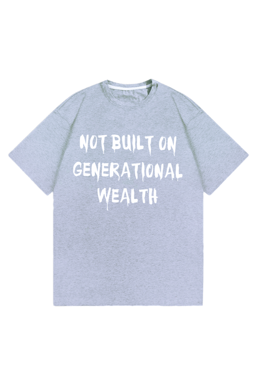 Generational Wealth T-shirt - Heather Gray