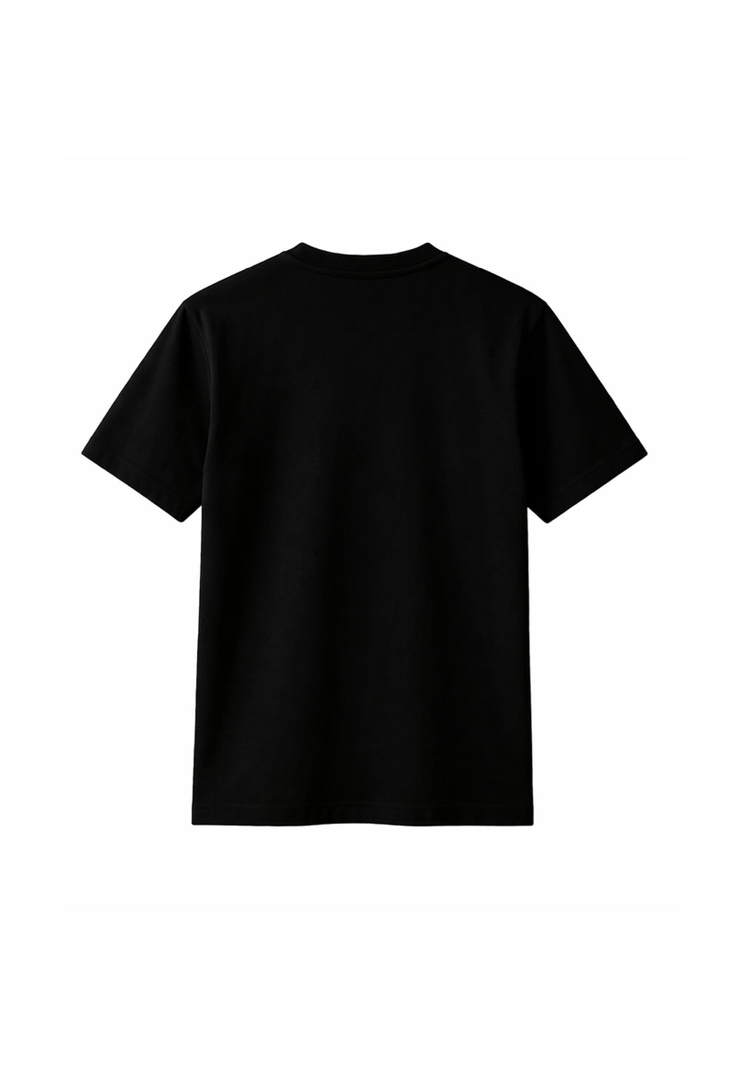 Athletic Fit Cotton T-Shirt - Black