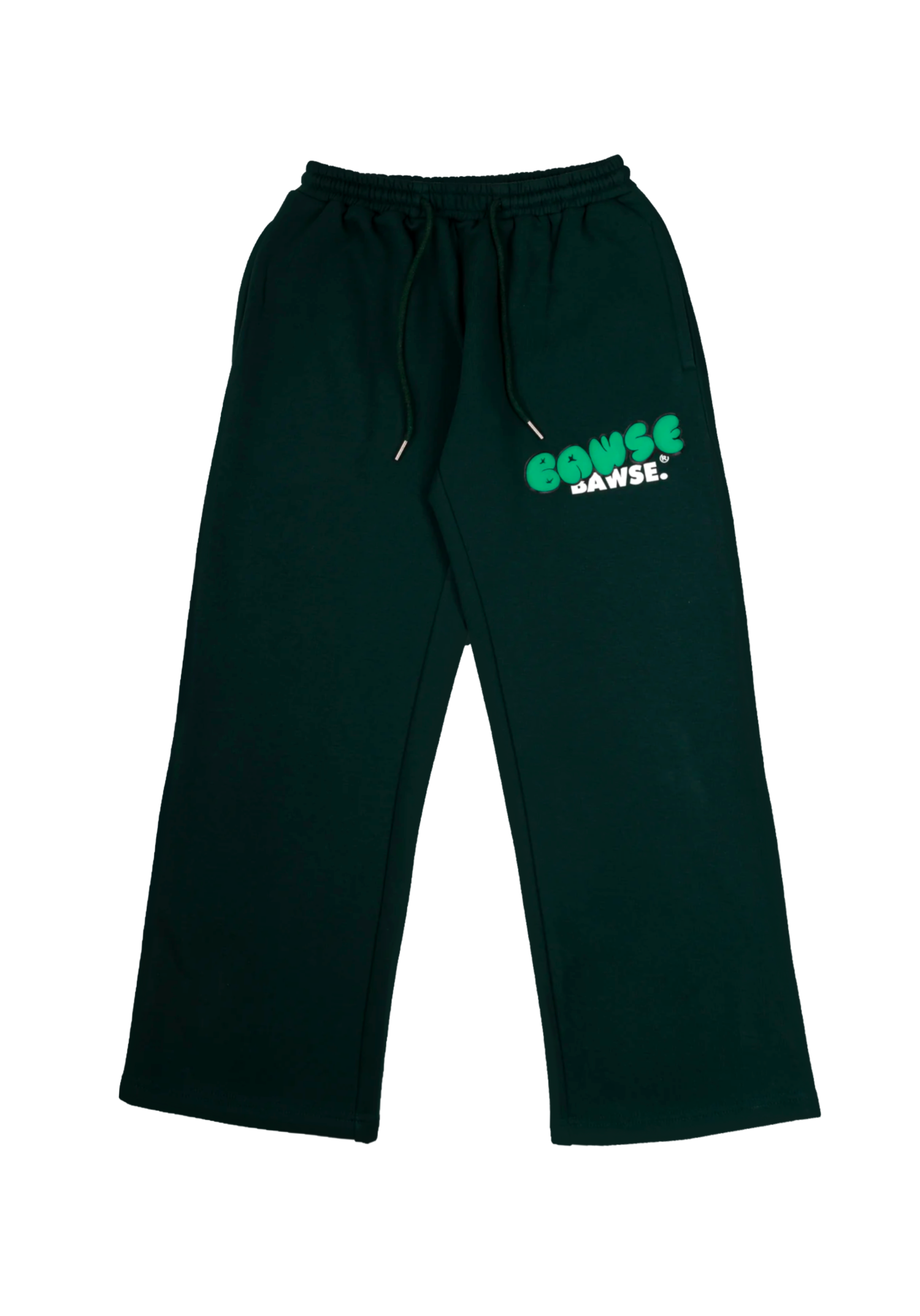 Straight Leg Winter Joggers for men and women - Midnight Green