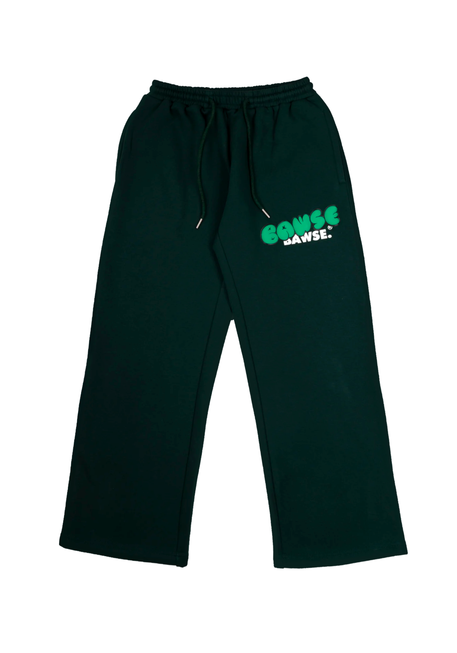 Straight Leg Winter Joggers for men and women Midnight Green