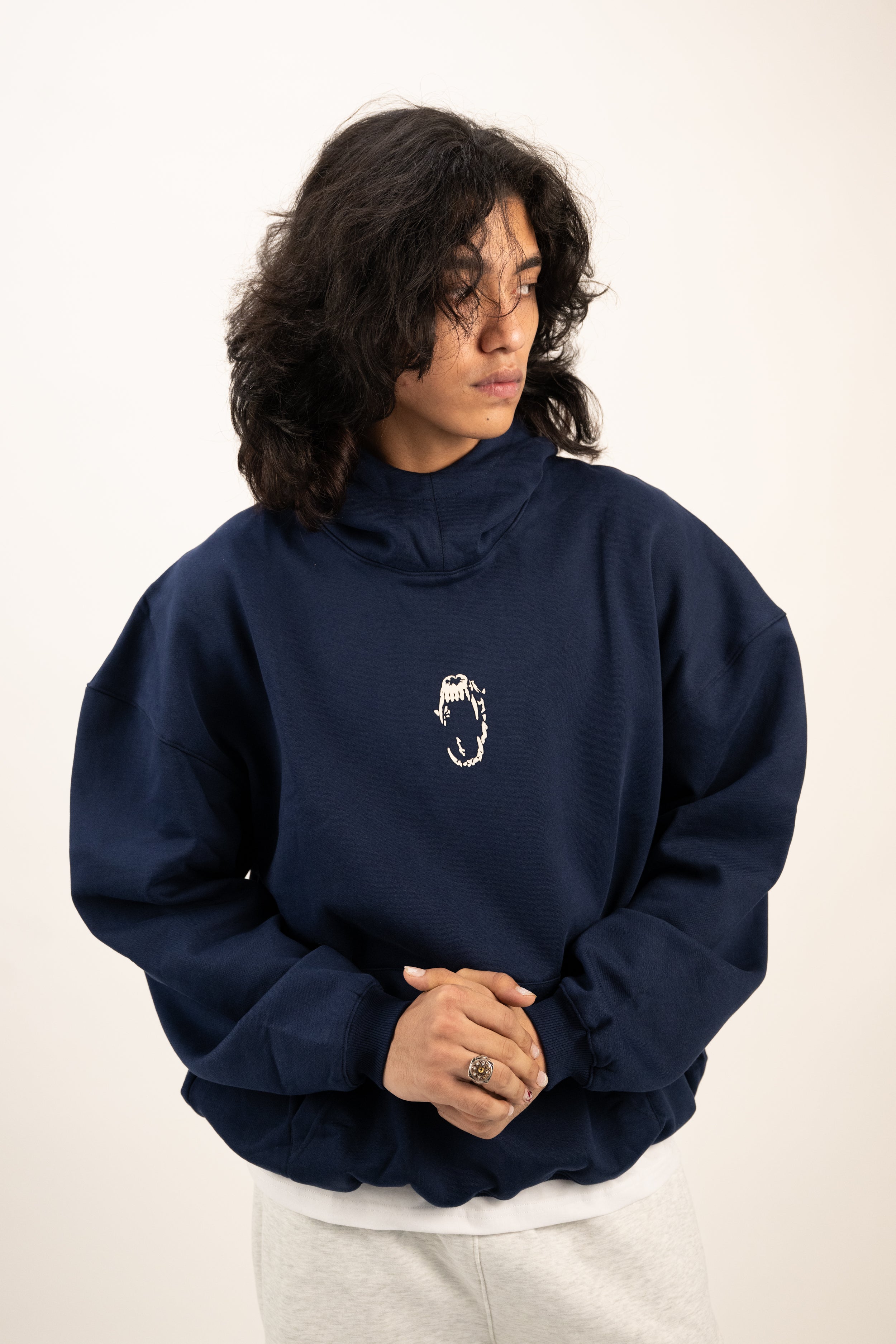 Box Hoodie - Midnight Blue