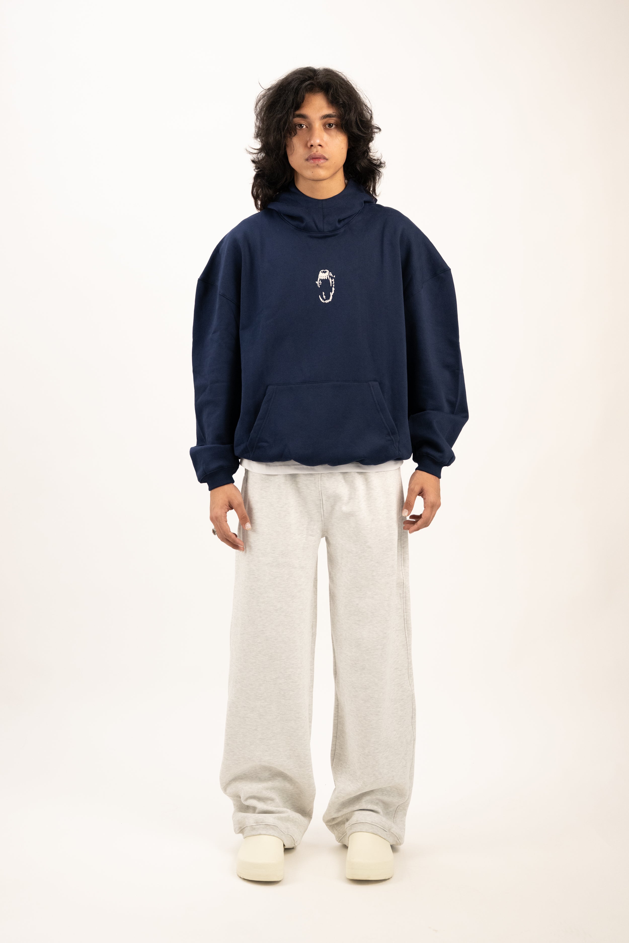 Box Hoodie - Midnight Blue