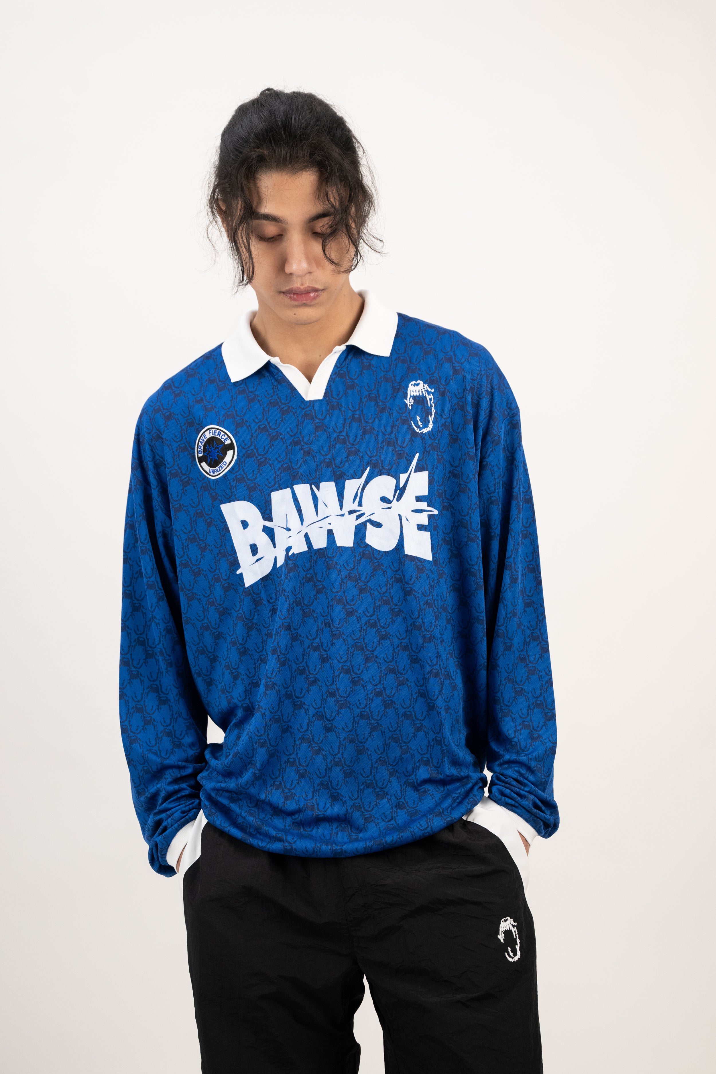 Long sleeve Jersey - Cobalt Blue.