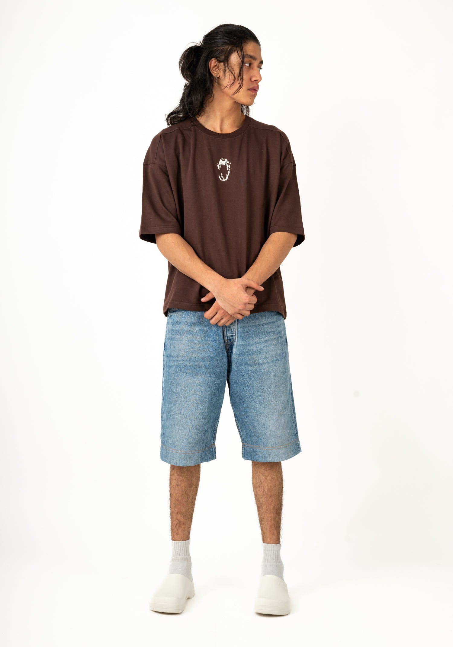 Heavyweight T-shirt -Brown