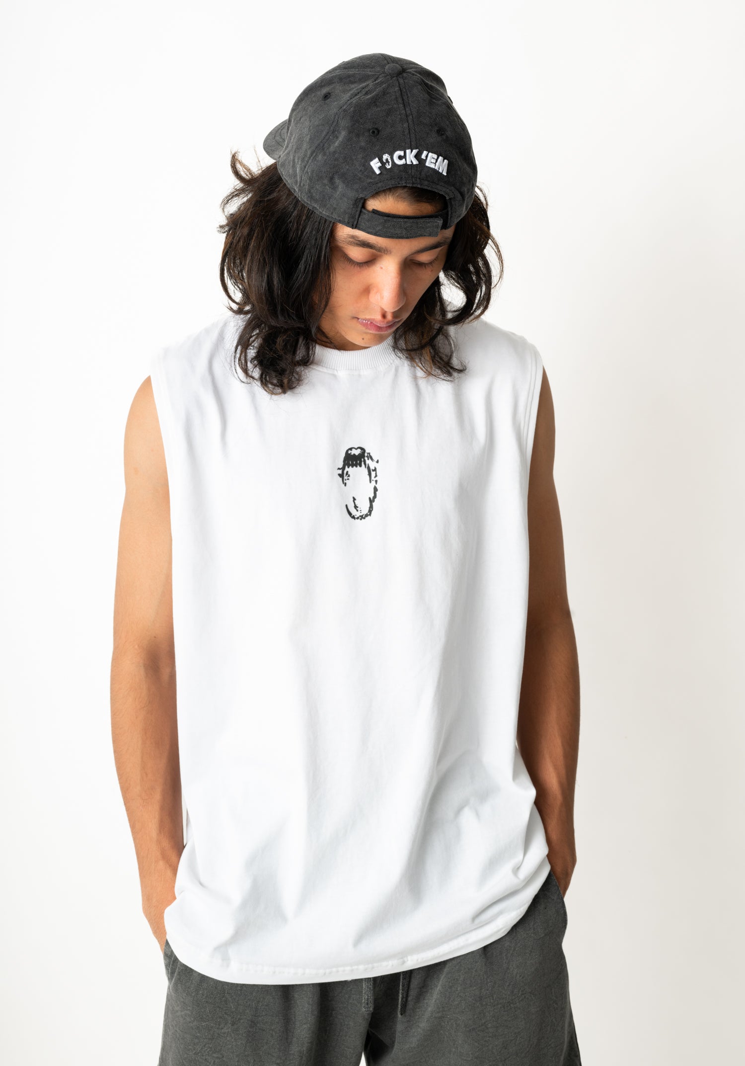 BAWSE Embroidered Cap - Washed Gray