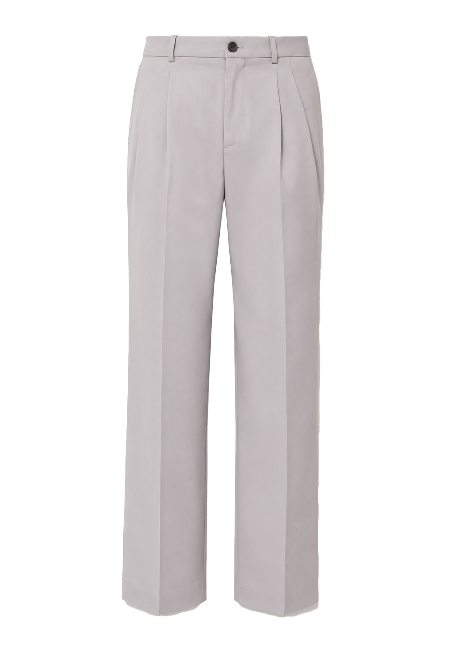 Pleated Trousers - Stone Grey