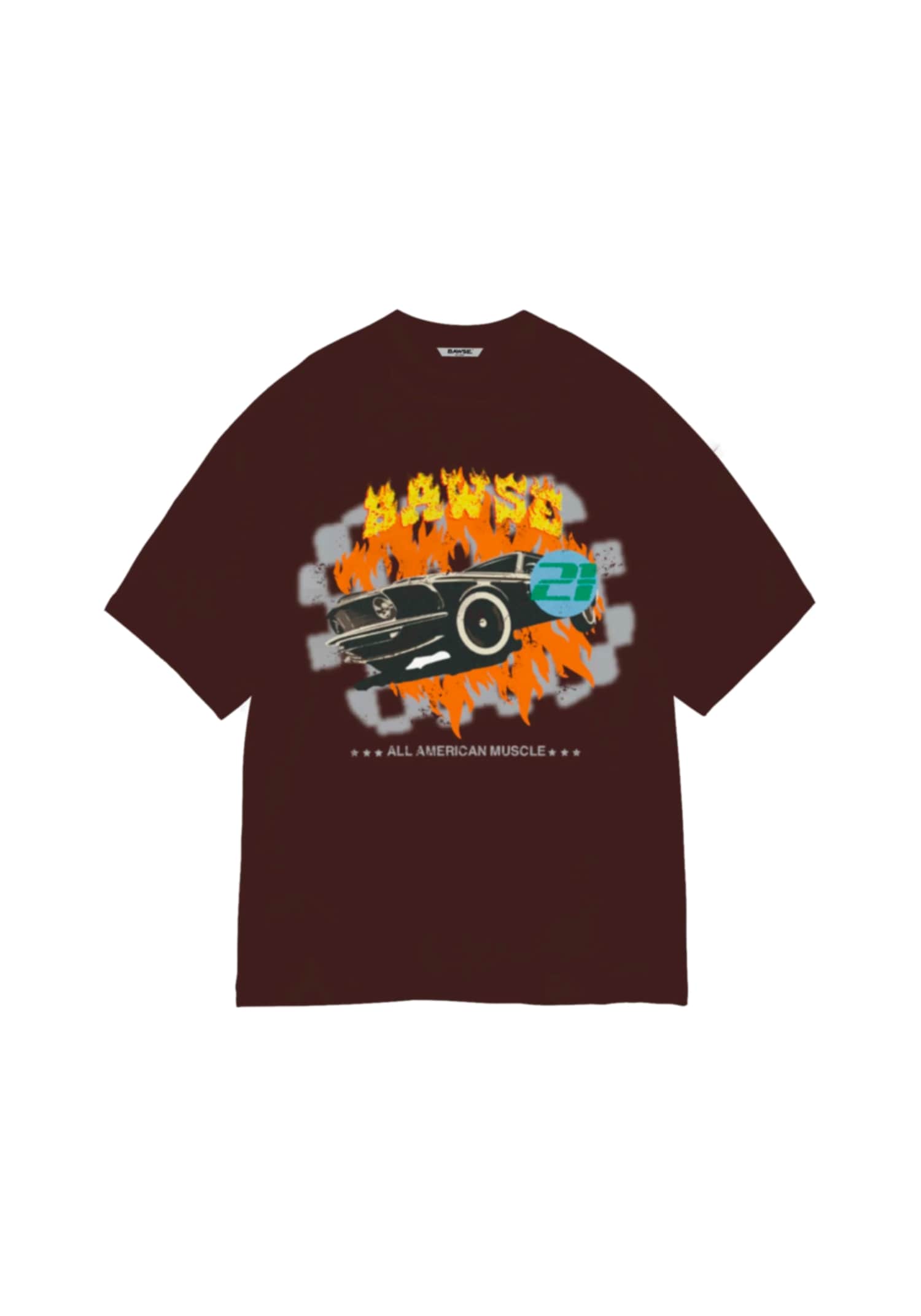 Mustang Vintage T-shirt - Brown