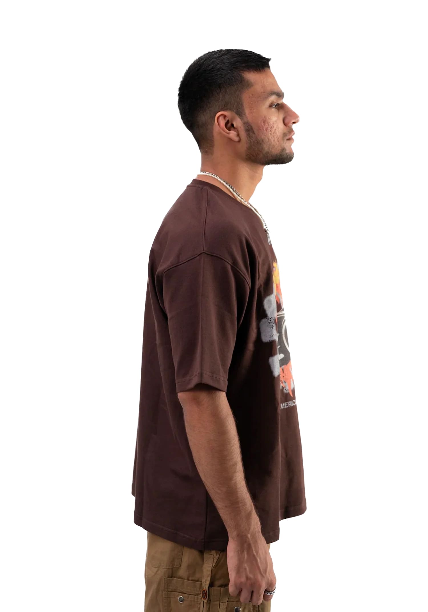 Mustang Vintage T-shirt - Brown