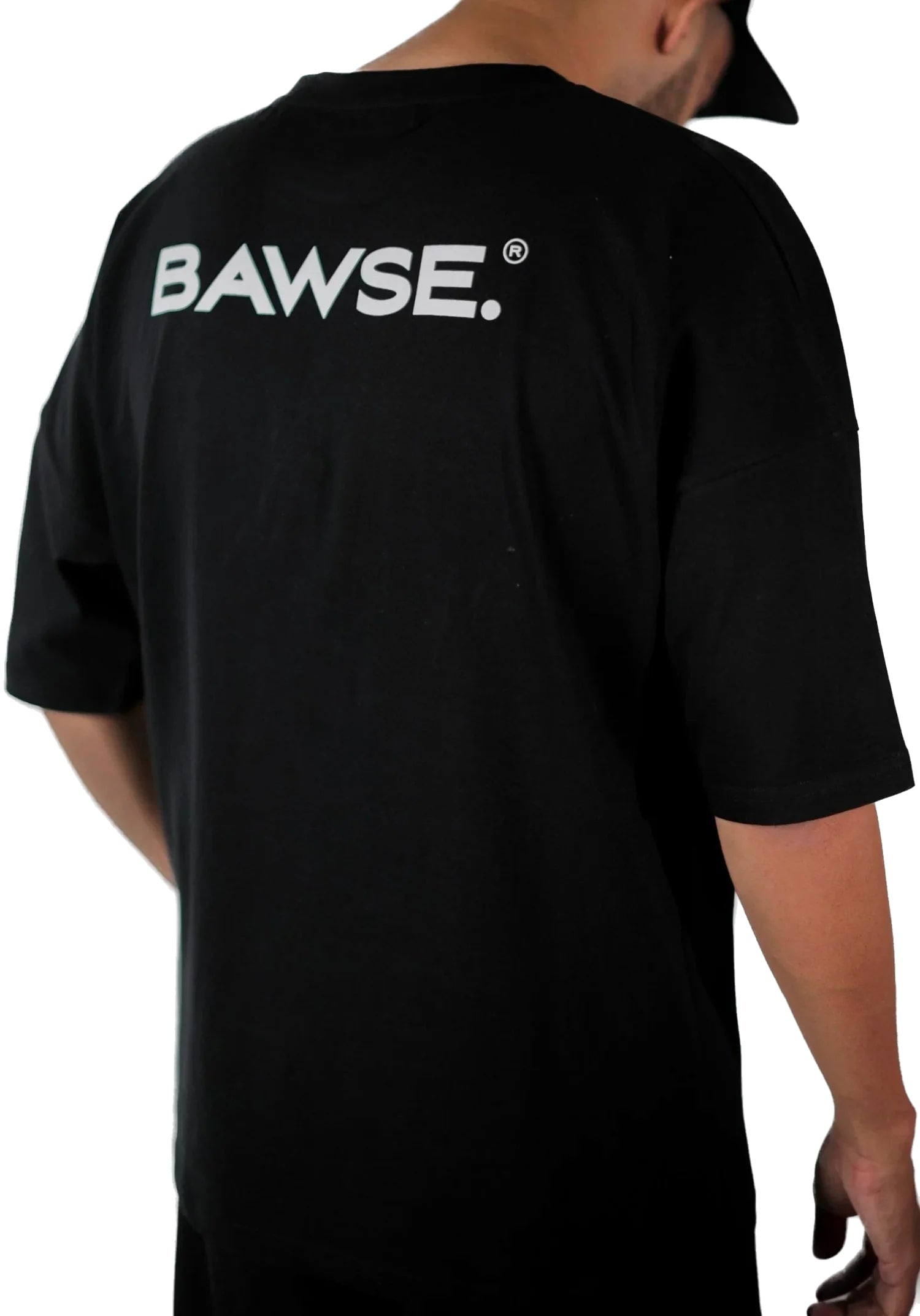 Oversized Crew Neck Tee Men - Black
