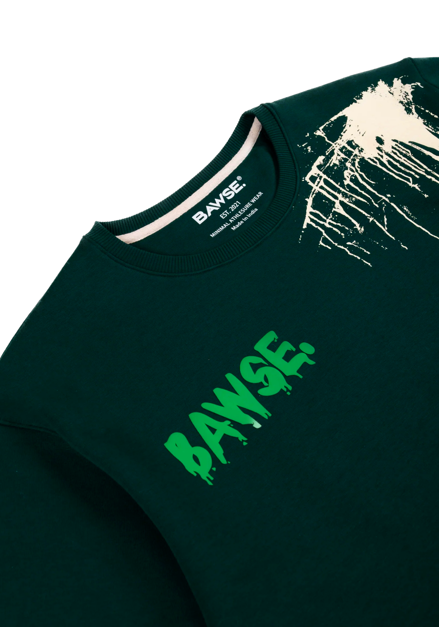 Paint Blob Unisex Sweatshirt - Midnight Green