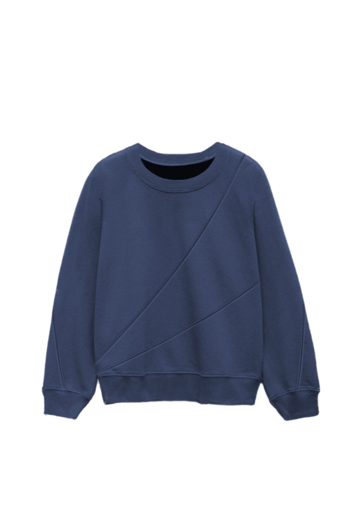 Reconstructed Sweatshirt-Denim Blue