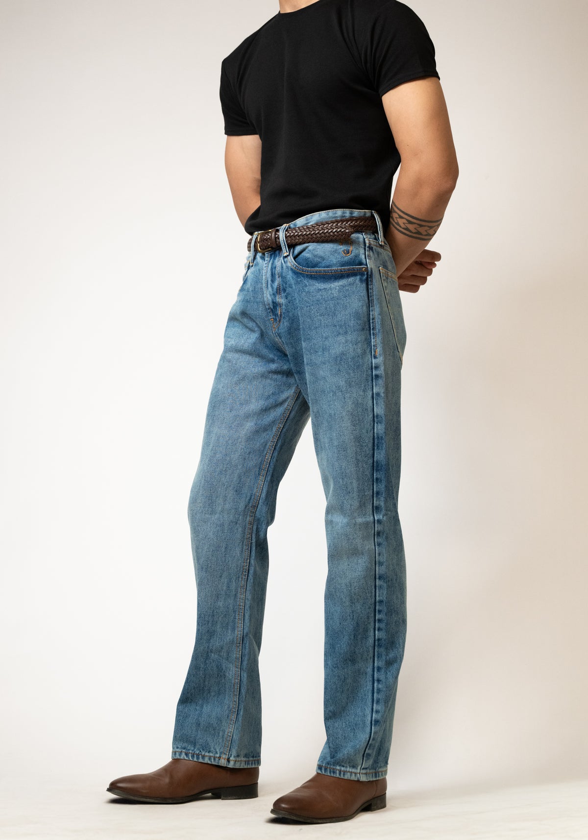 Straight Fit Jeans - Dark Wash