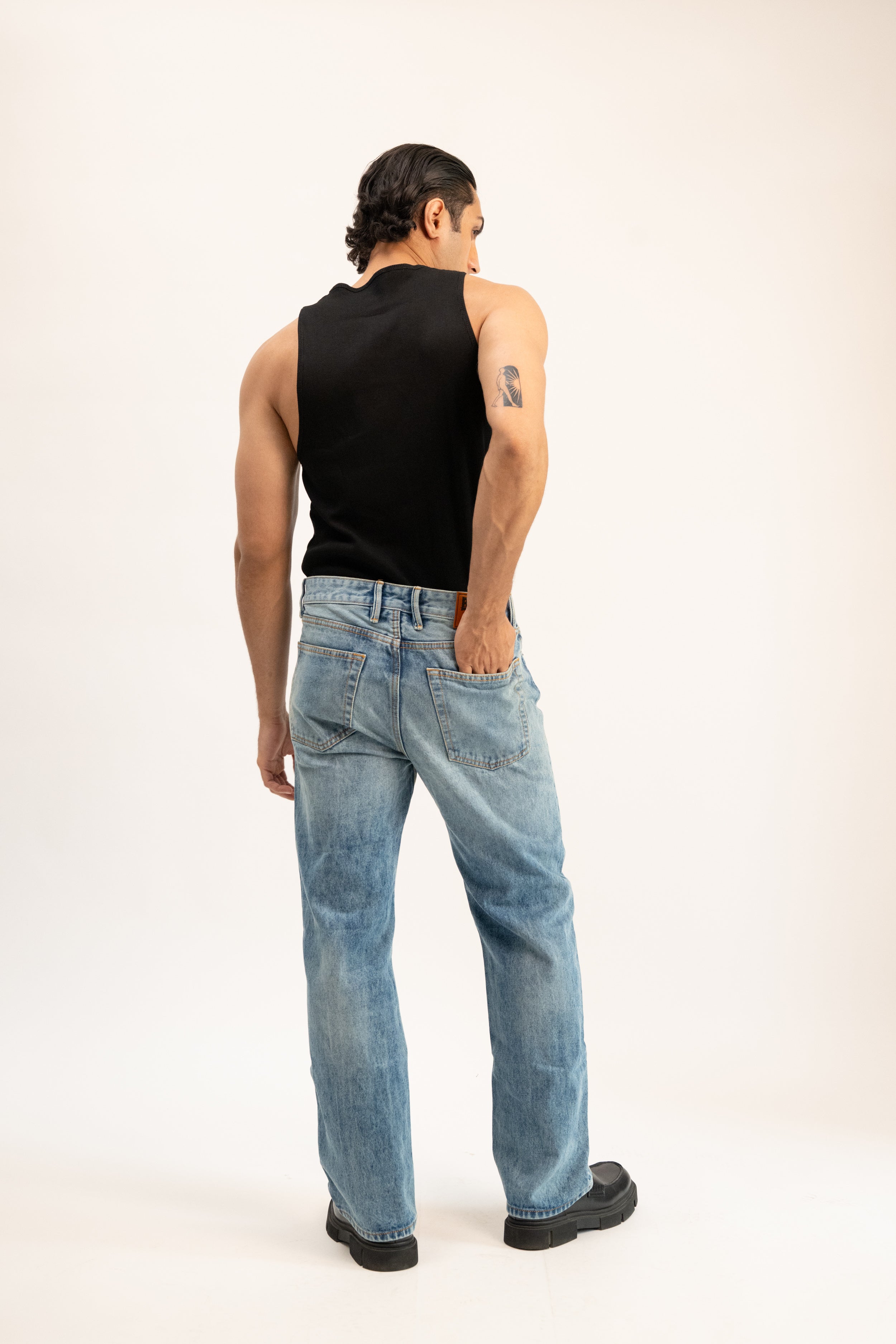 Straight Fit Jeans - Dark Wash