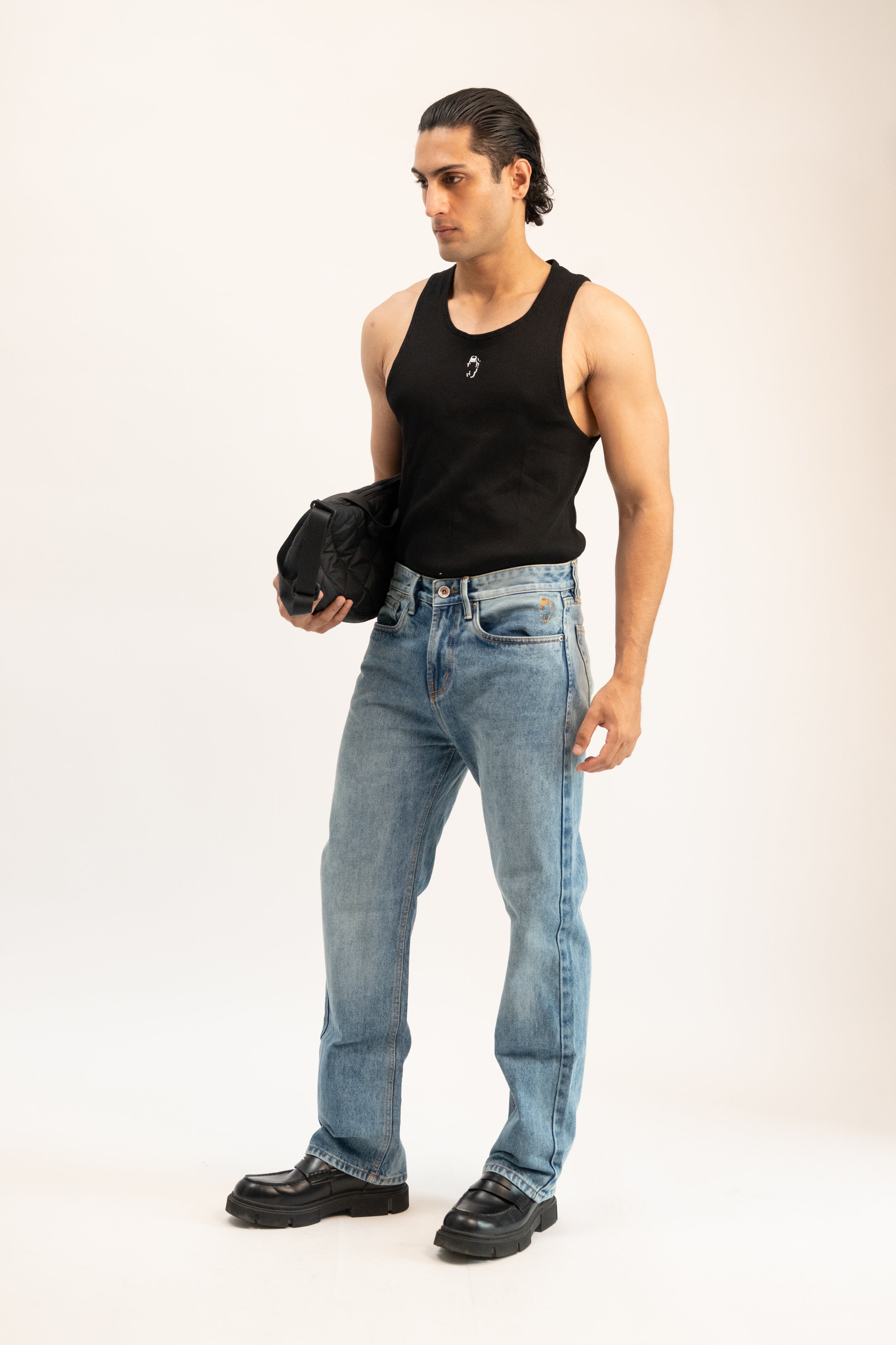 Straight Fit Jeans - Dark Wash