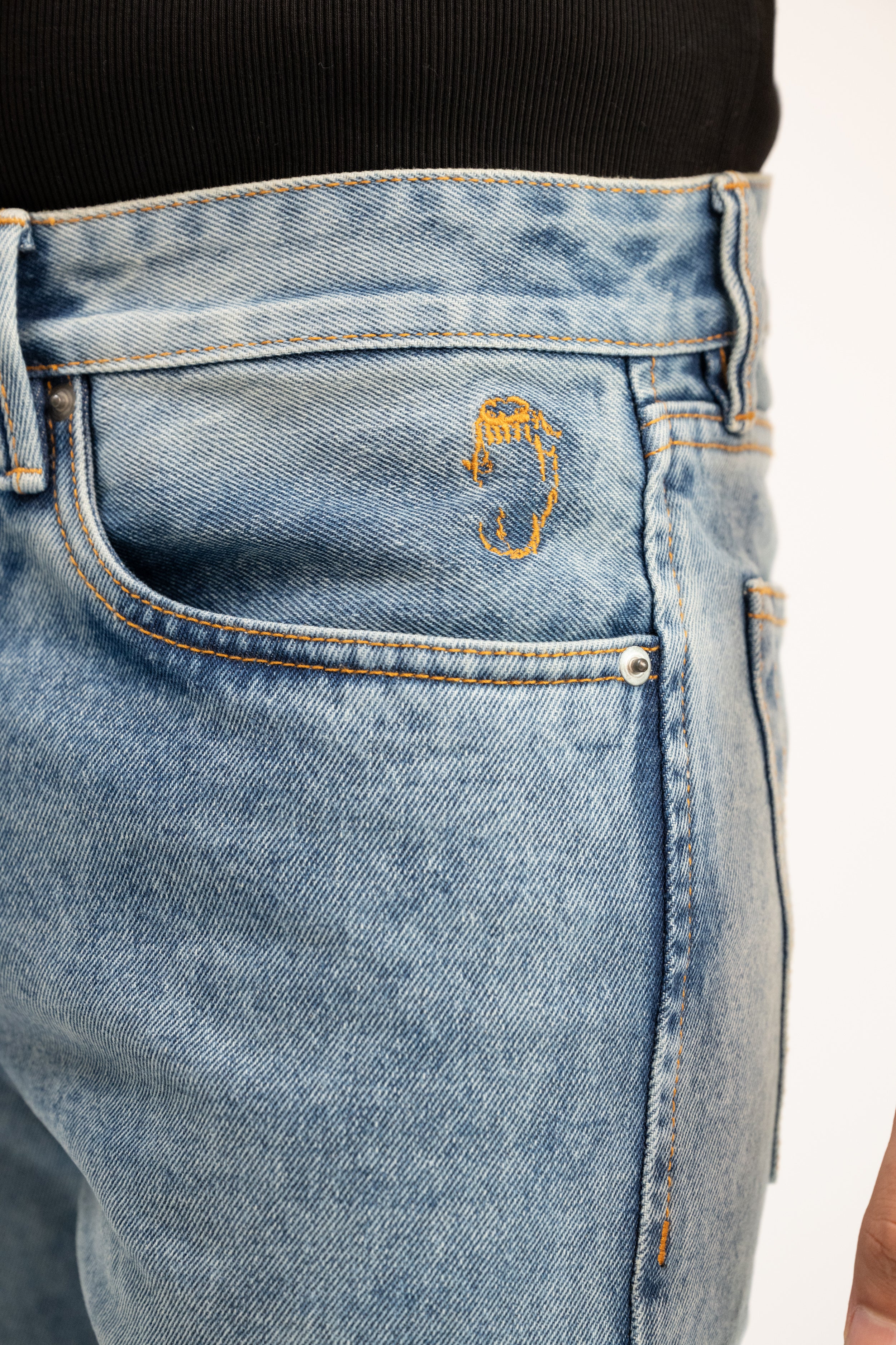 Straight Fit Jeans - Dark Wash