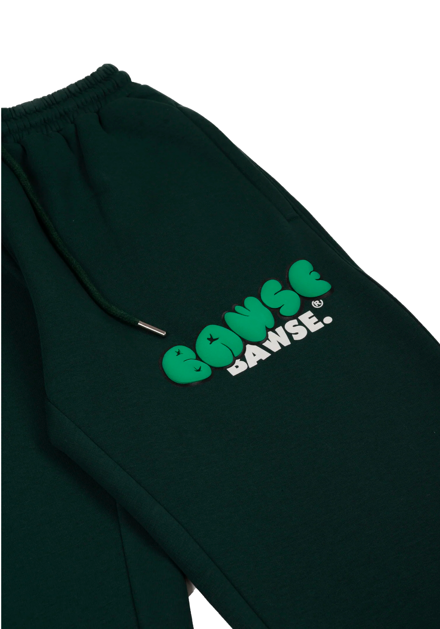 Straight Leg Baggy Joggers - Midnight Green