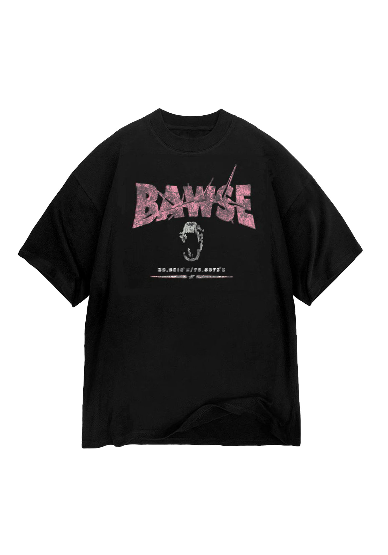 Graphic T-shirt - Washed Black