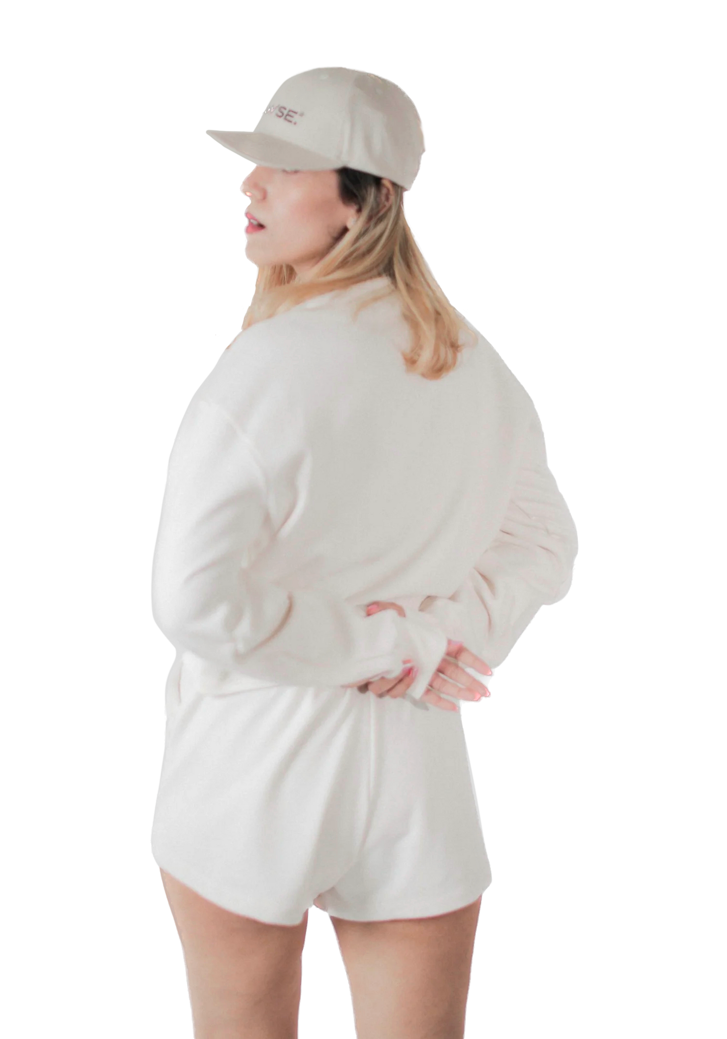 The Crop Sweatshirt Women - Off White