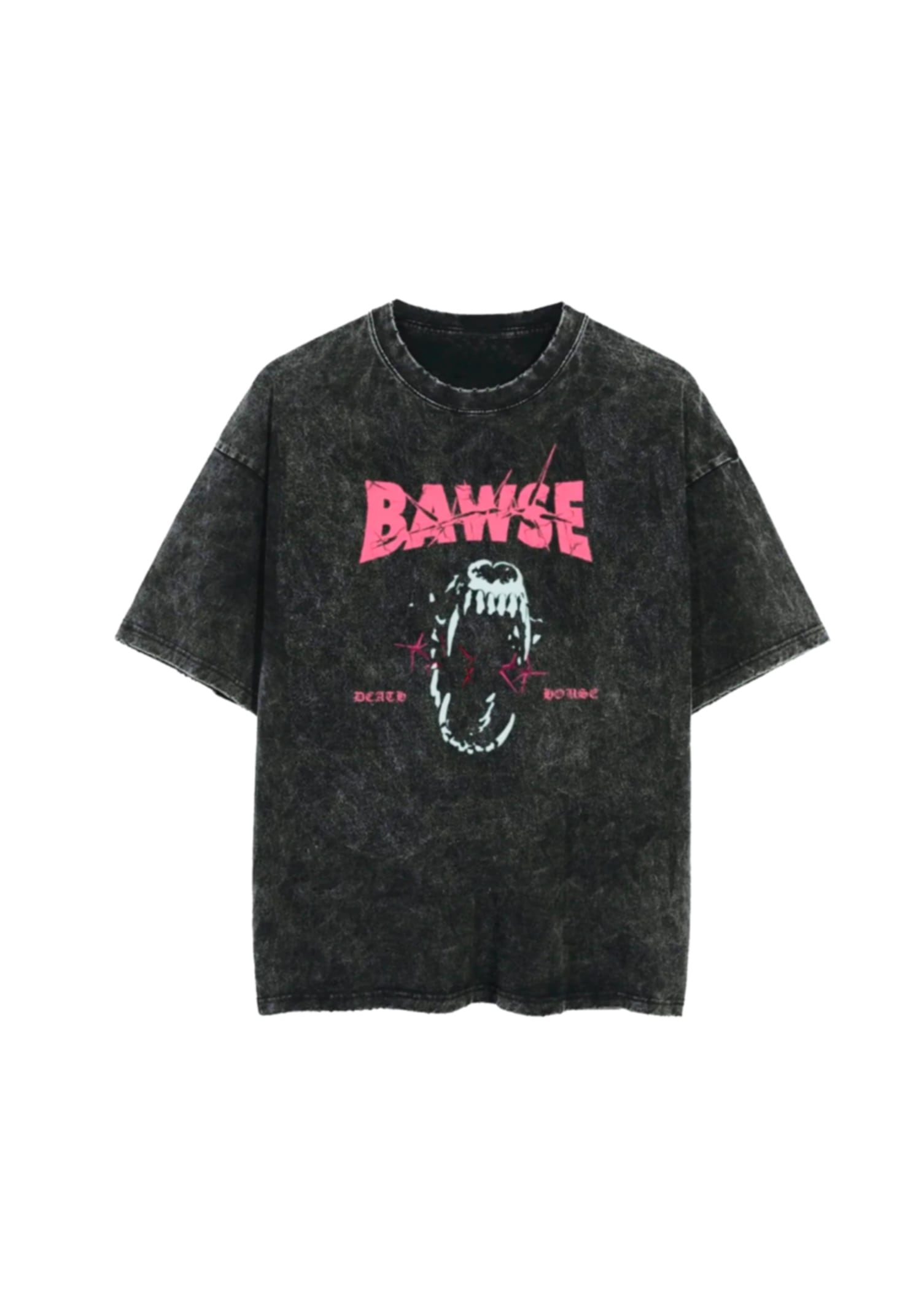 Graphic Patch Oversized T-Shirt - Gray
