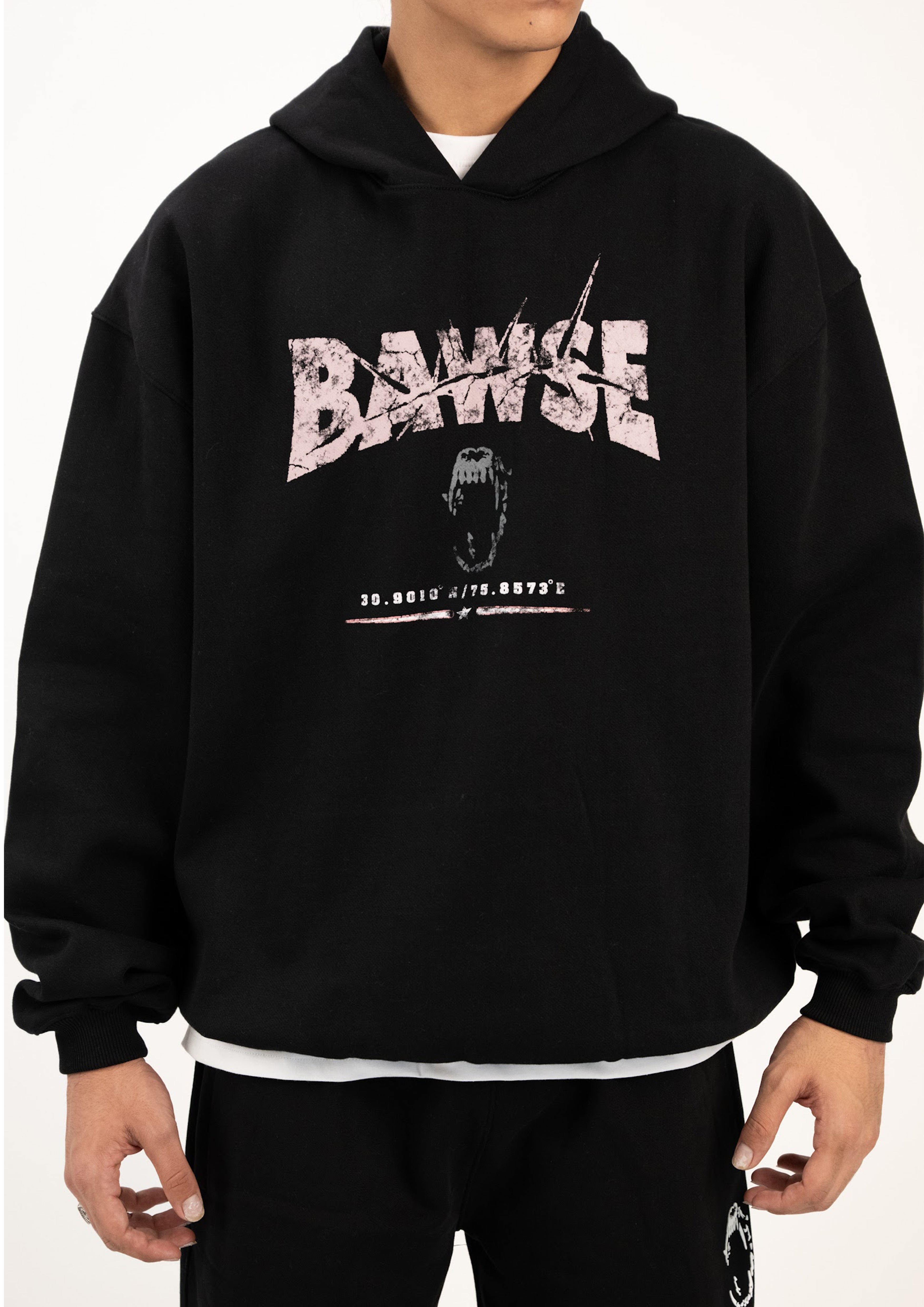 Signature Graphic Hoodie - Black