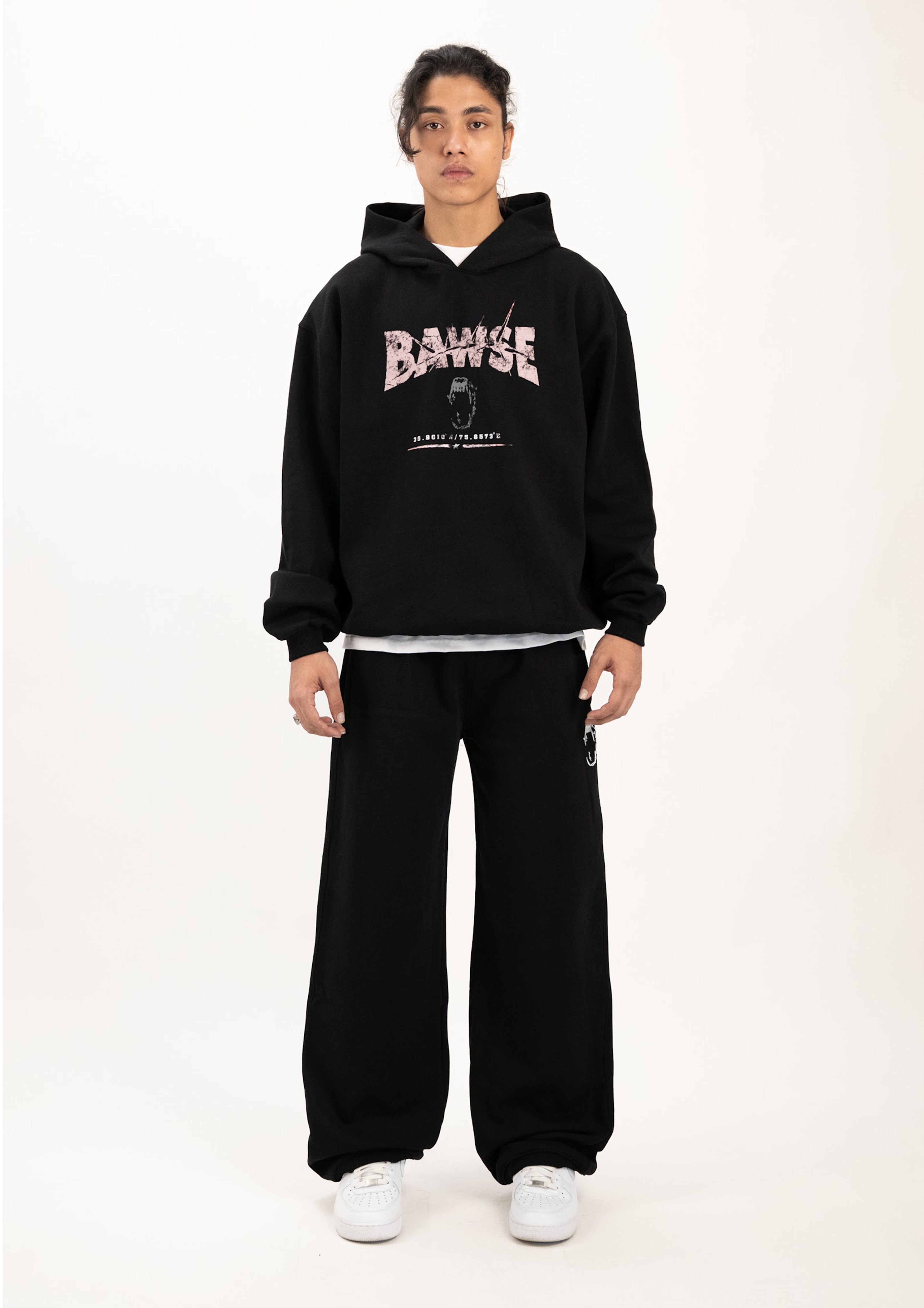 Signature Graphic Hoodie - Black