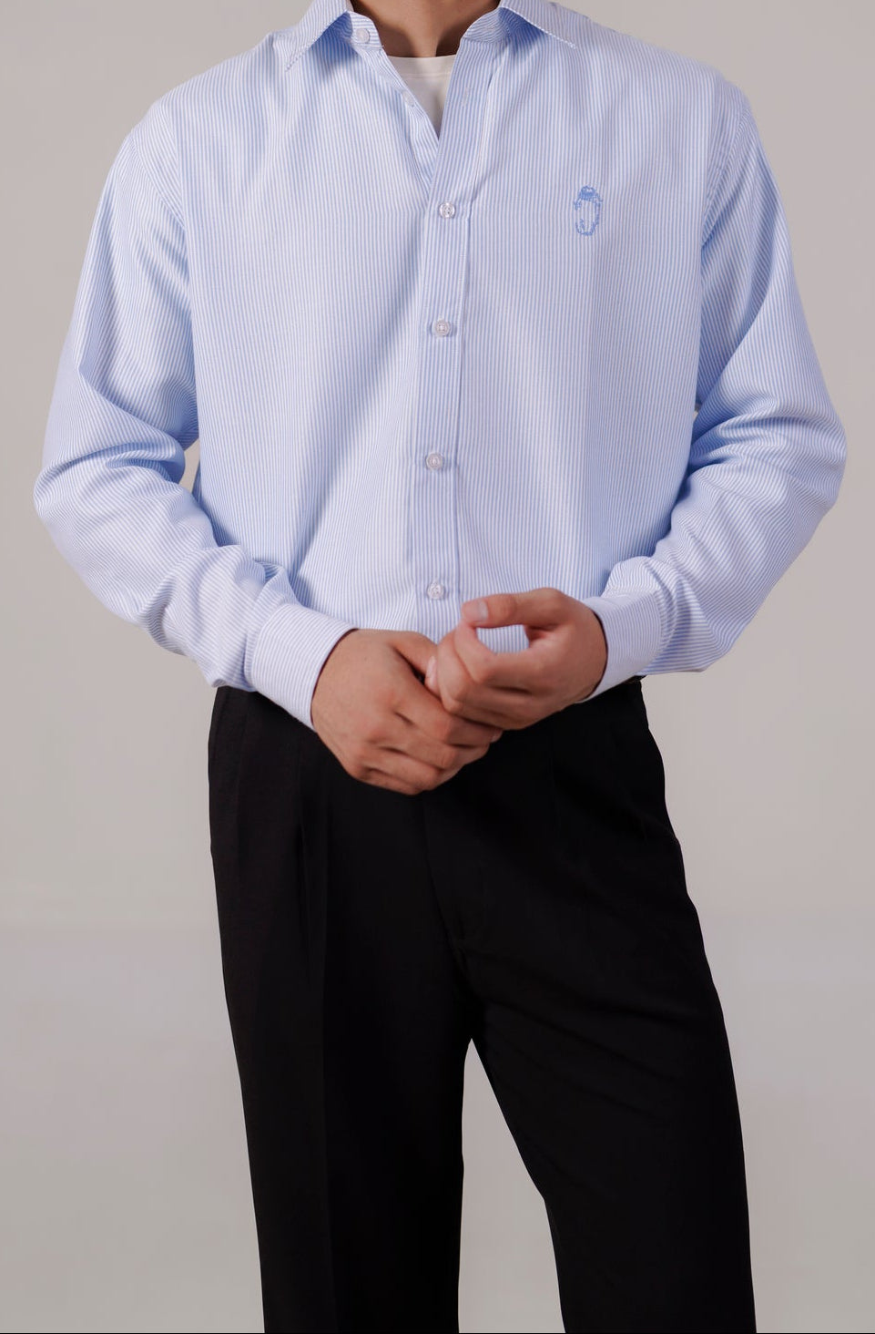 Oxford Shirt- Mist Blue