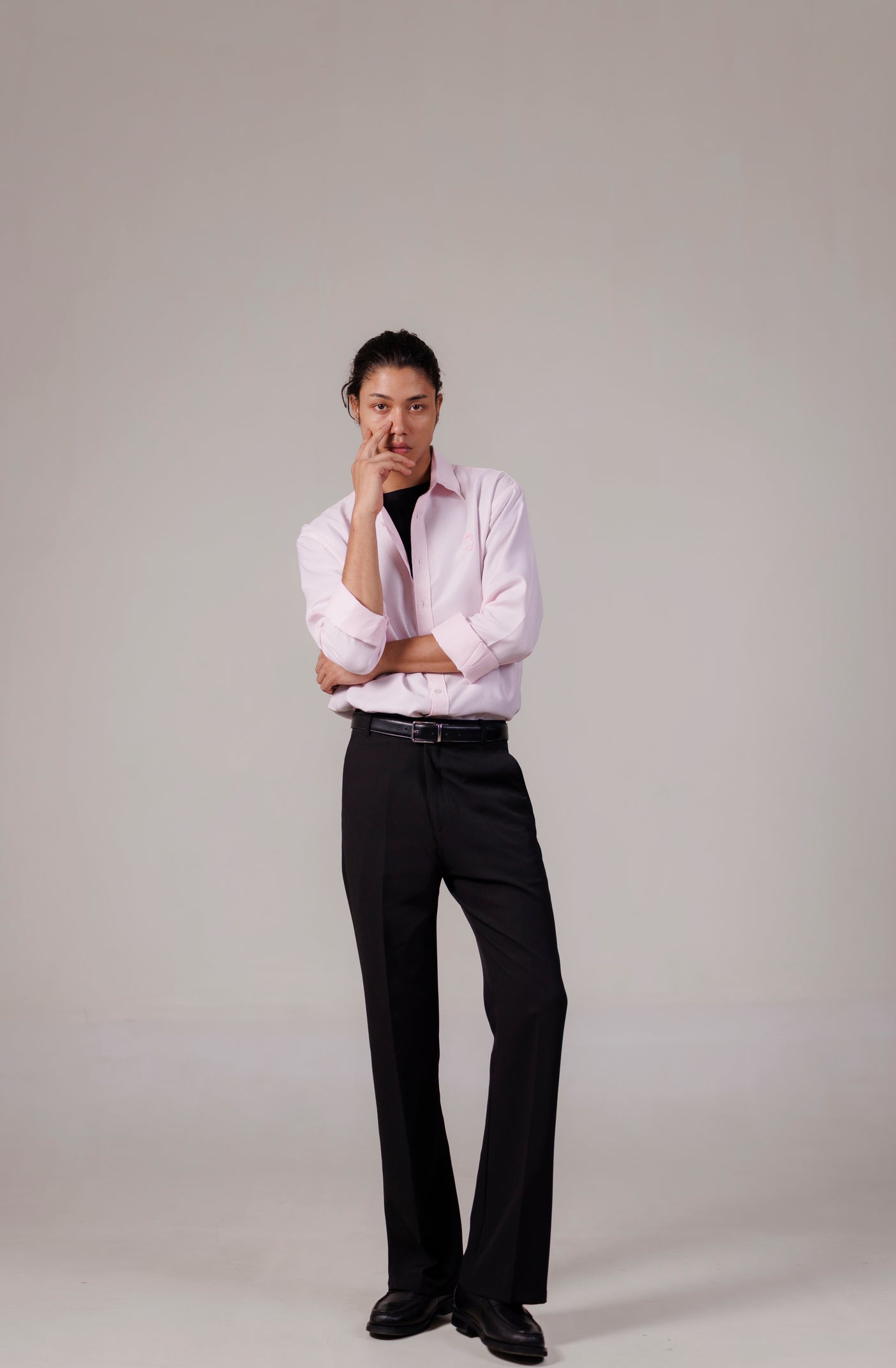 Flared Trousers - Black