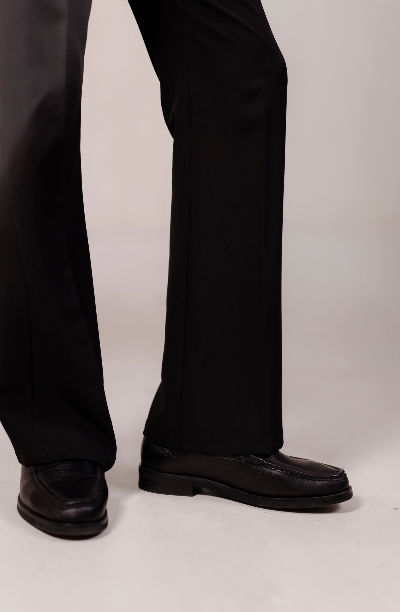 Flared Trousers - Black
