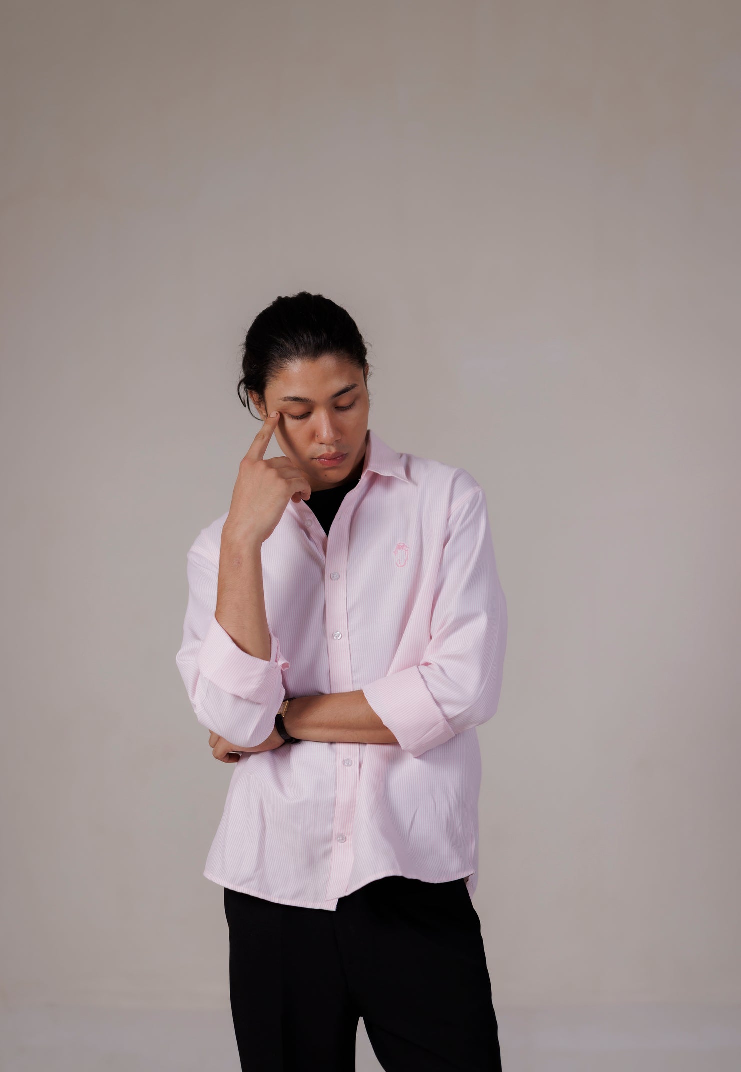 Oxford Shirt- Shell Pink