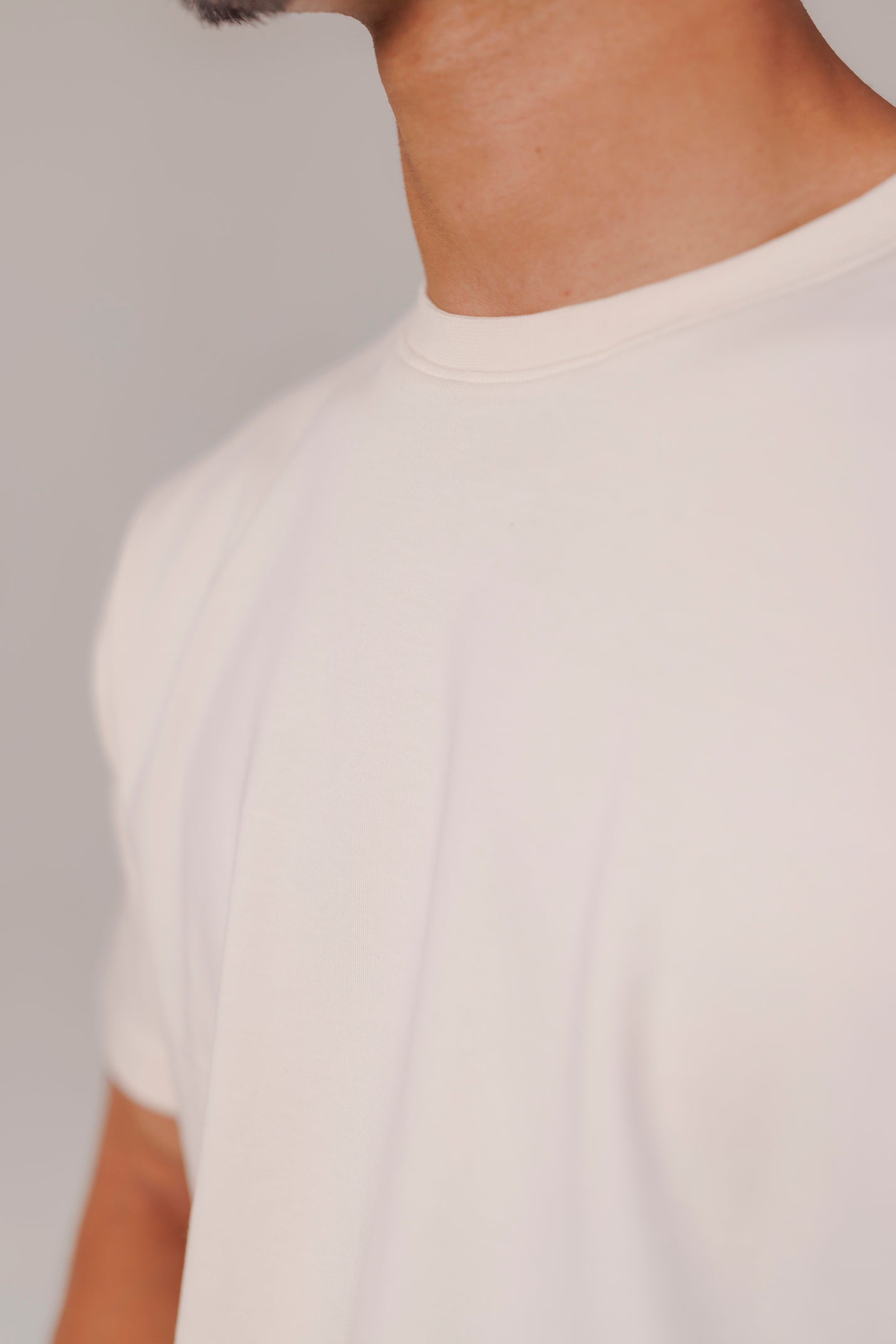 Relaxed T-Shirt- Ivory