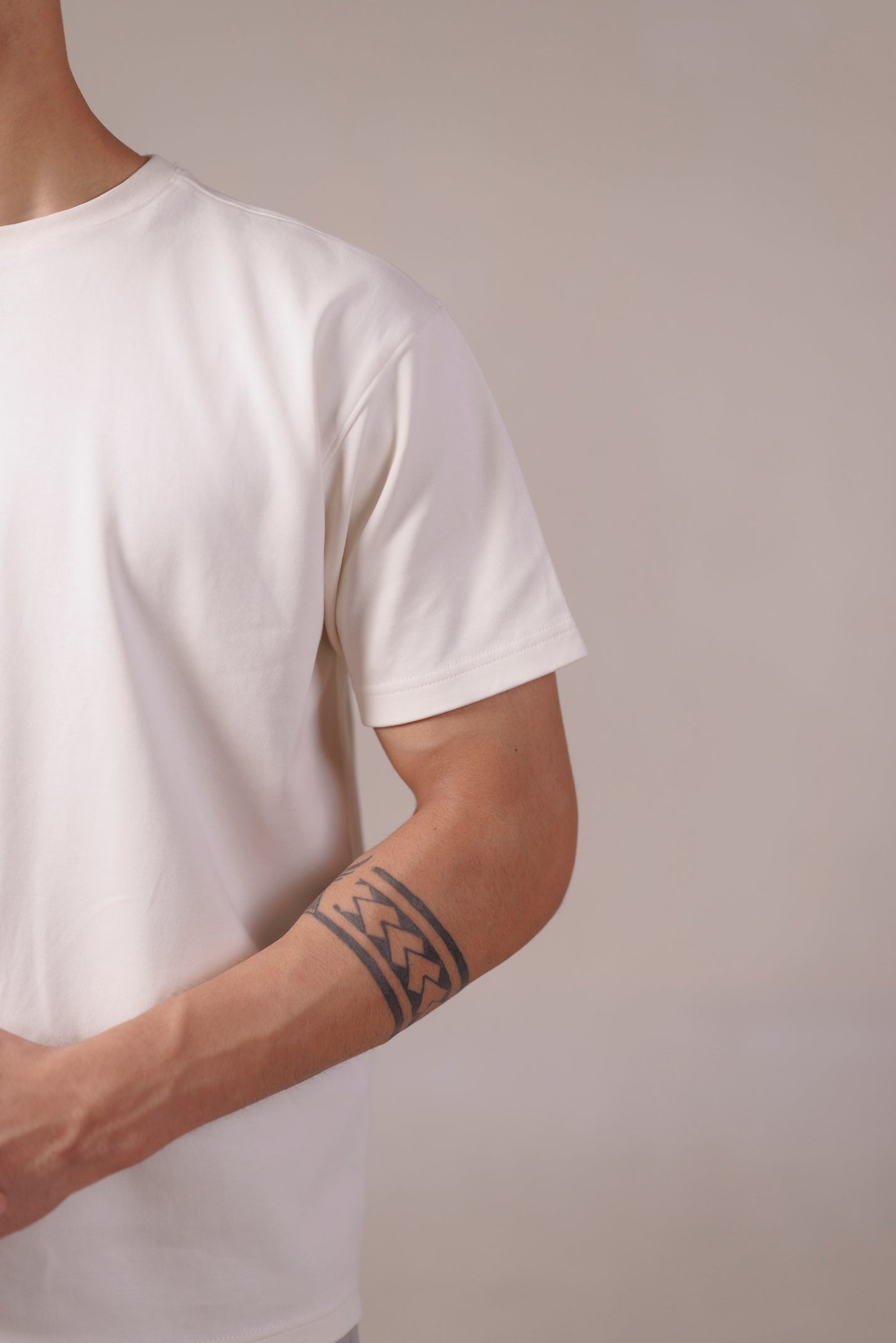 Relaxed T-Shirt- Ivory