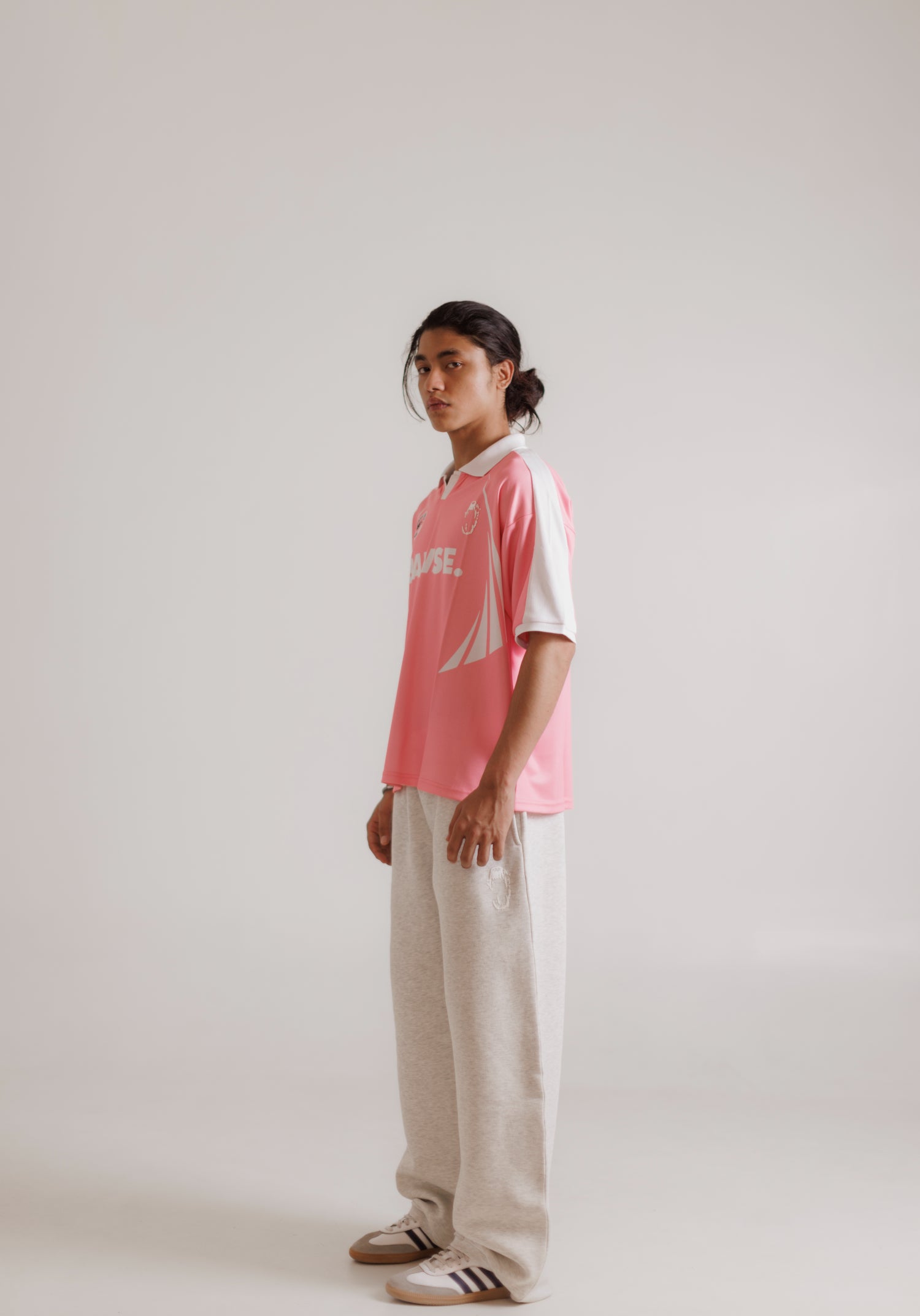 Football Jersey - Pastel Pink
