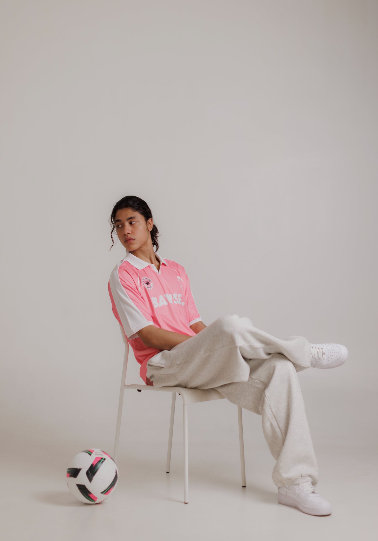 Football Jersey - Pastel Pink