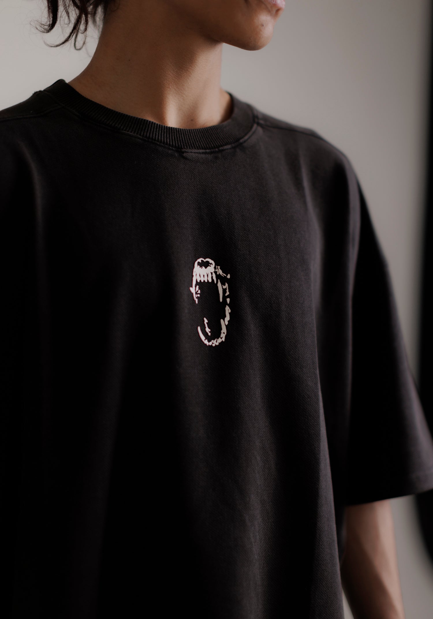 Heavyweight T-shirt -Washed Black