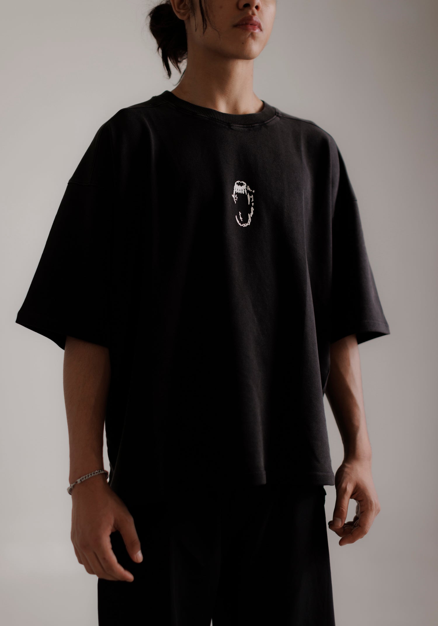 Heavyweight T-shirt -Washed Black