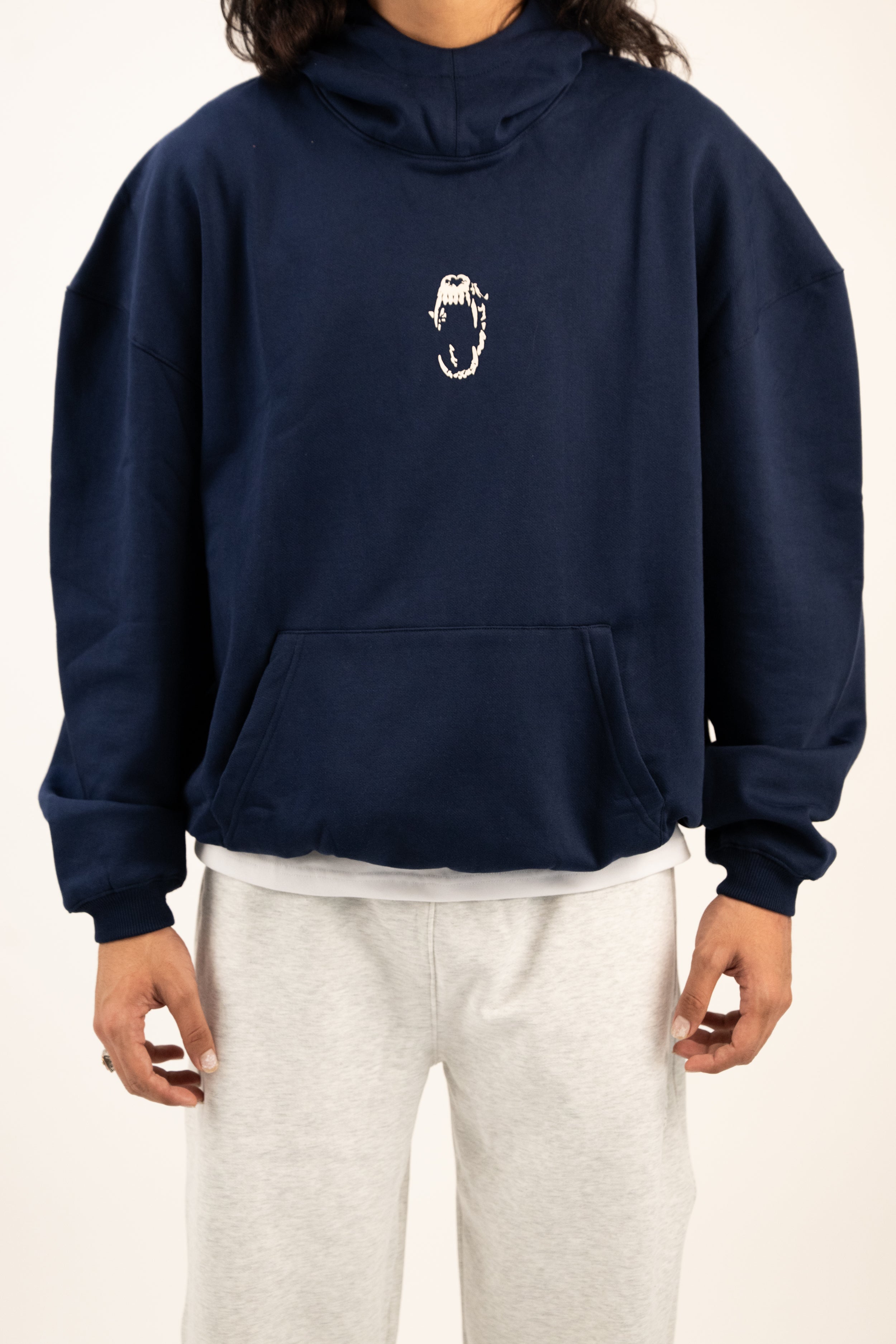 The Almeda Club Box Logo Hoodieネイビー XL the Apartment