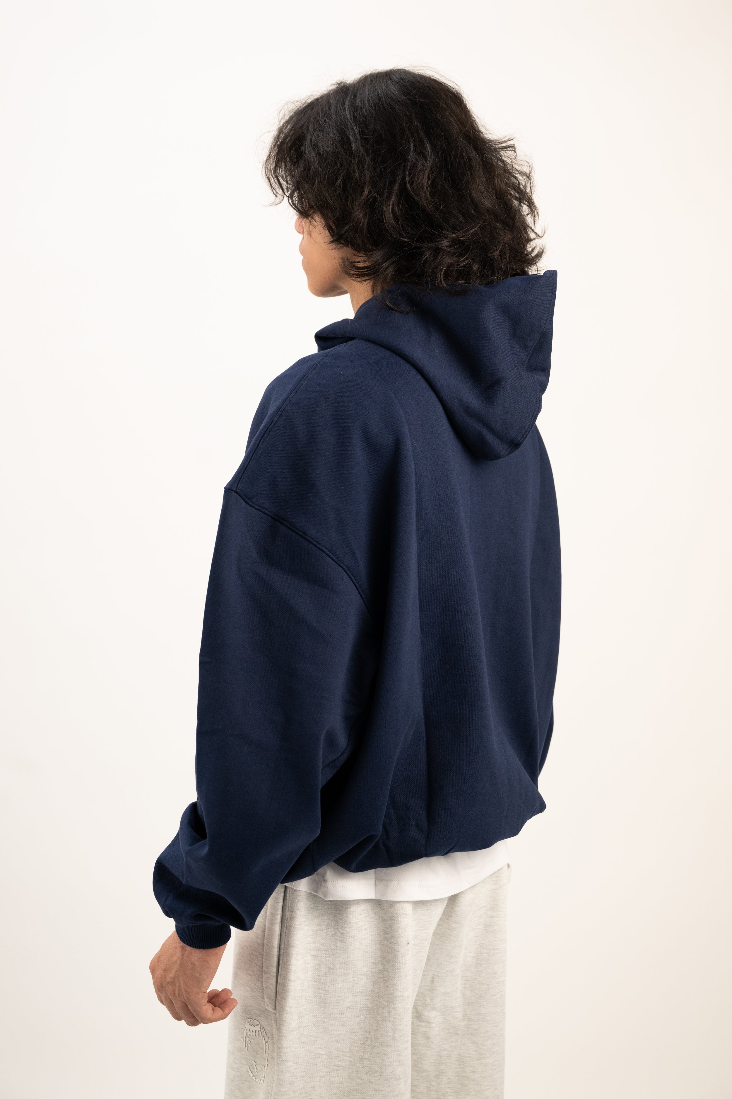 Box Hoodie - Midnight Blue