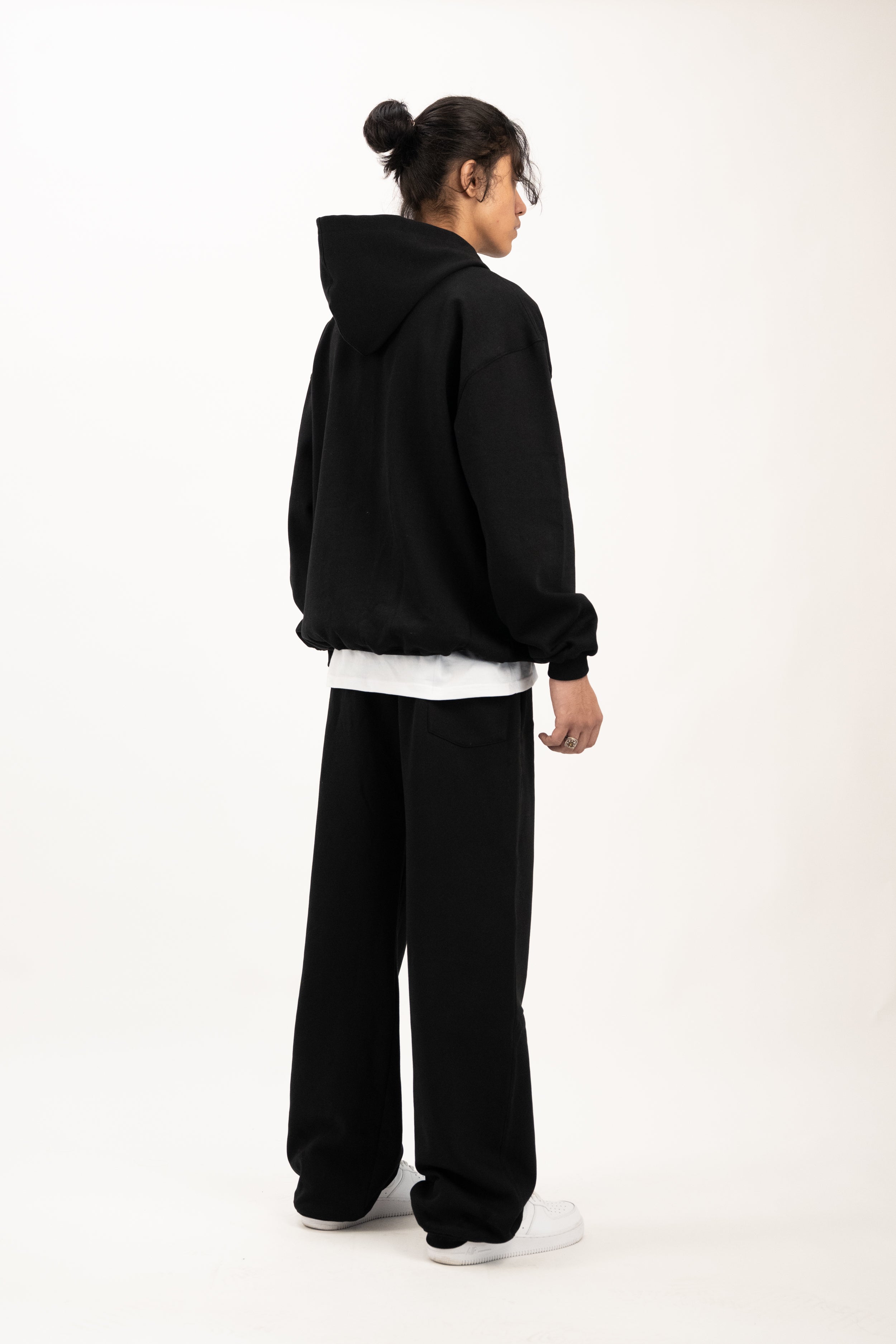 Signature Graphic Hoodie - Black