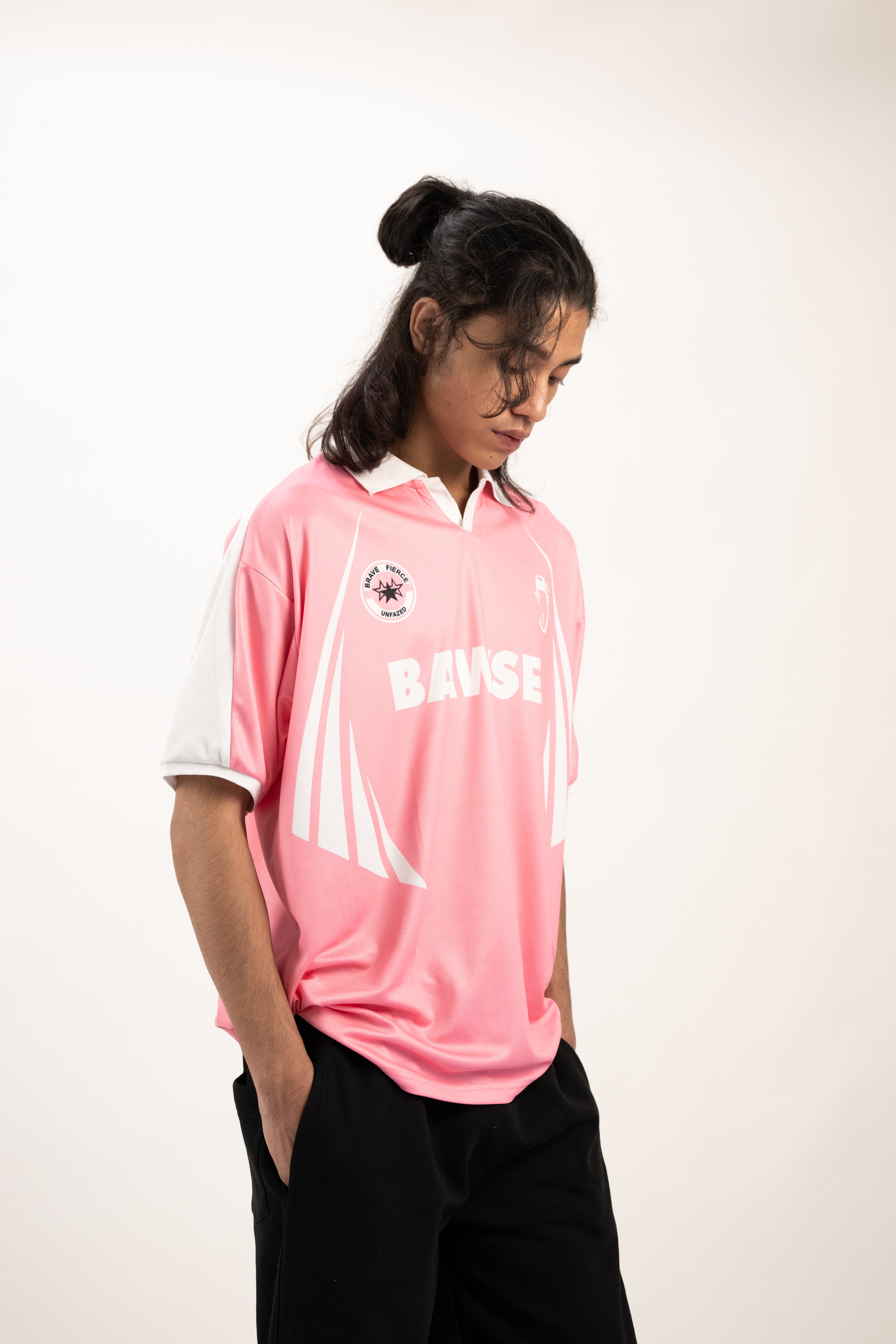 Football Jersey - Pastel Pink