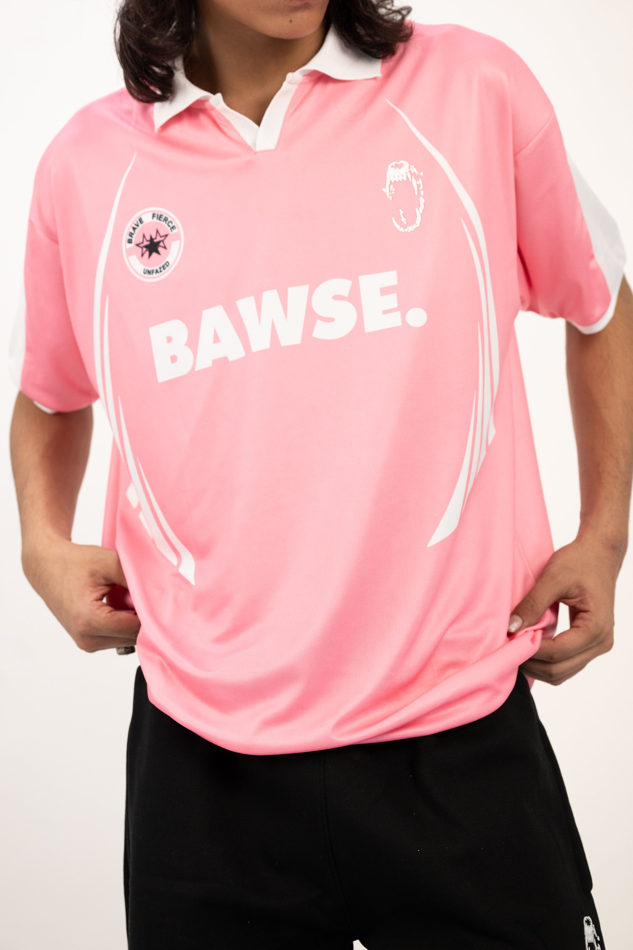 Football Jersey - Pastel Pink