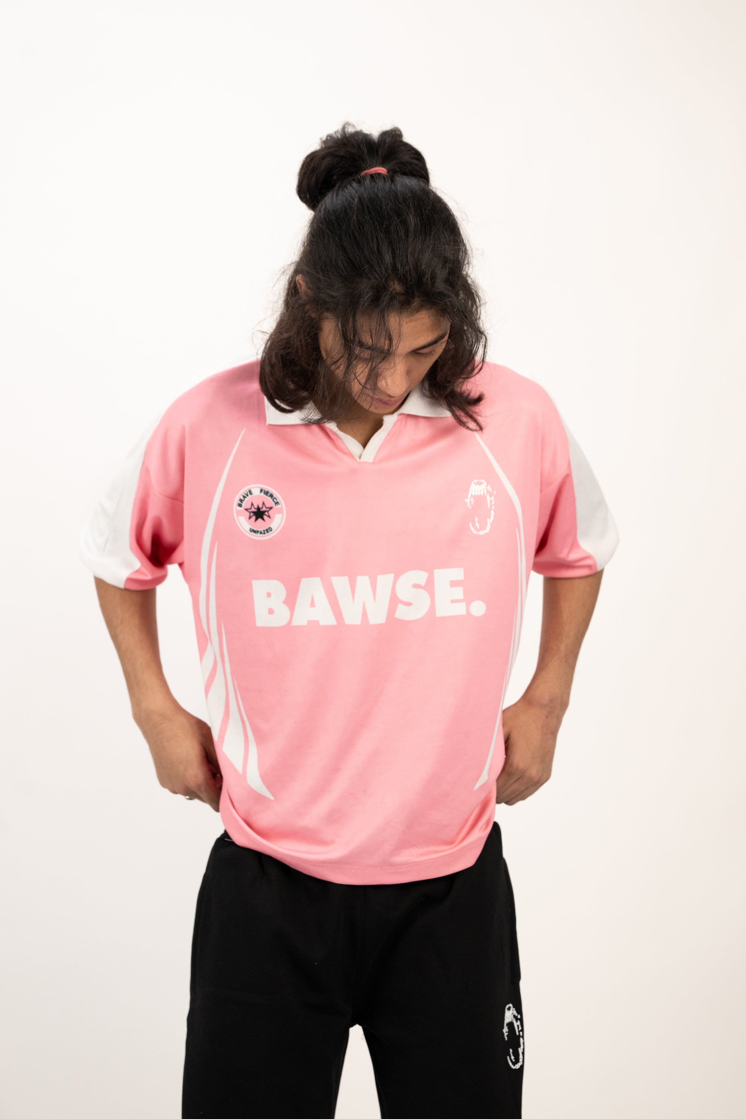 Football Jersey - Pastel Pink