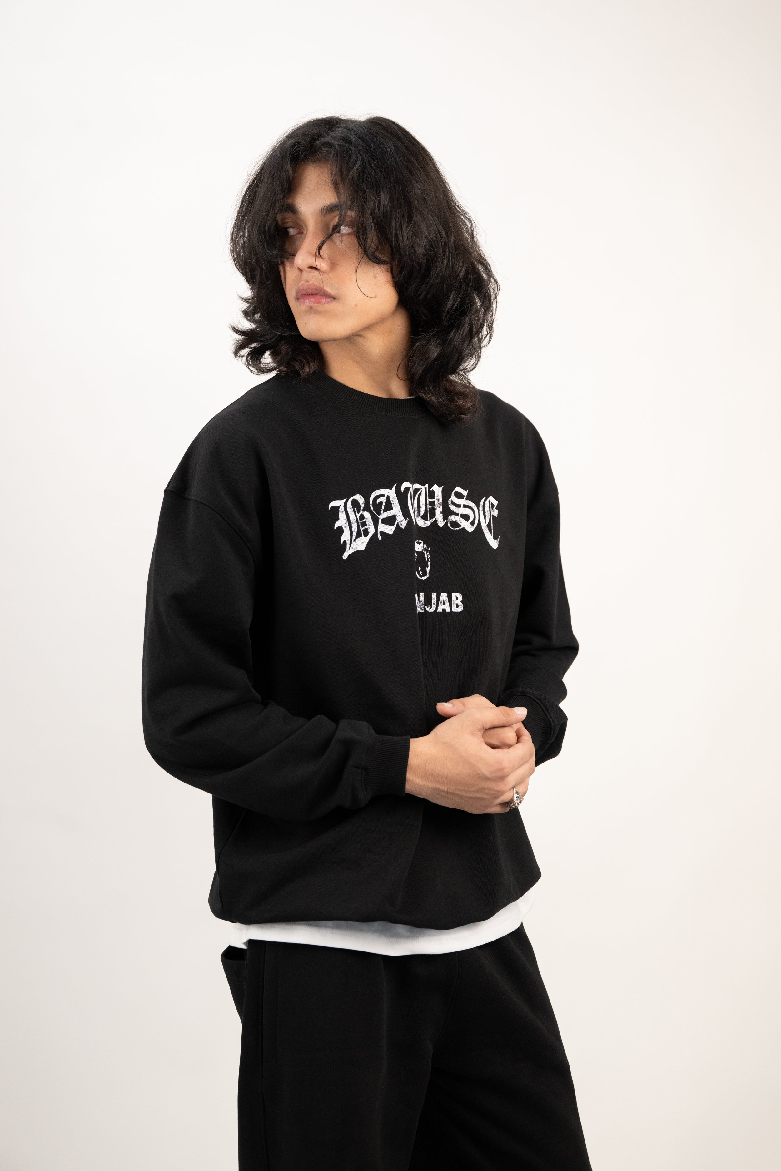 Graphic Sweatshirt - Black