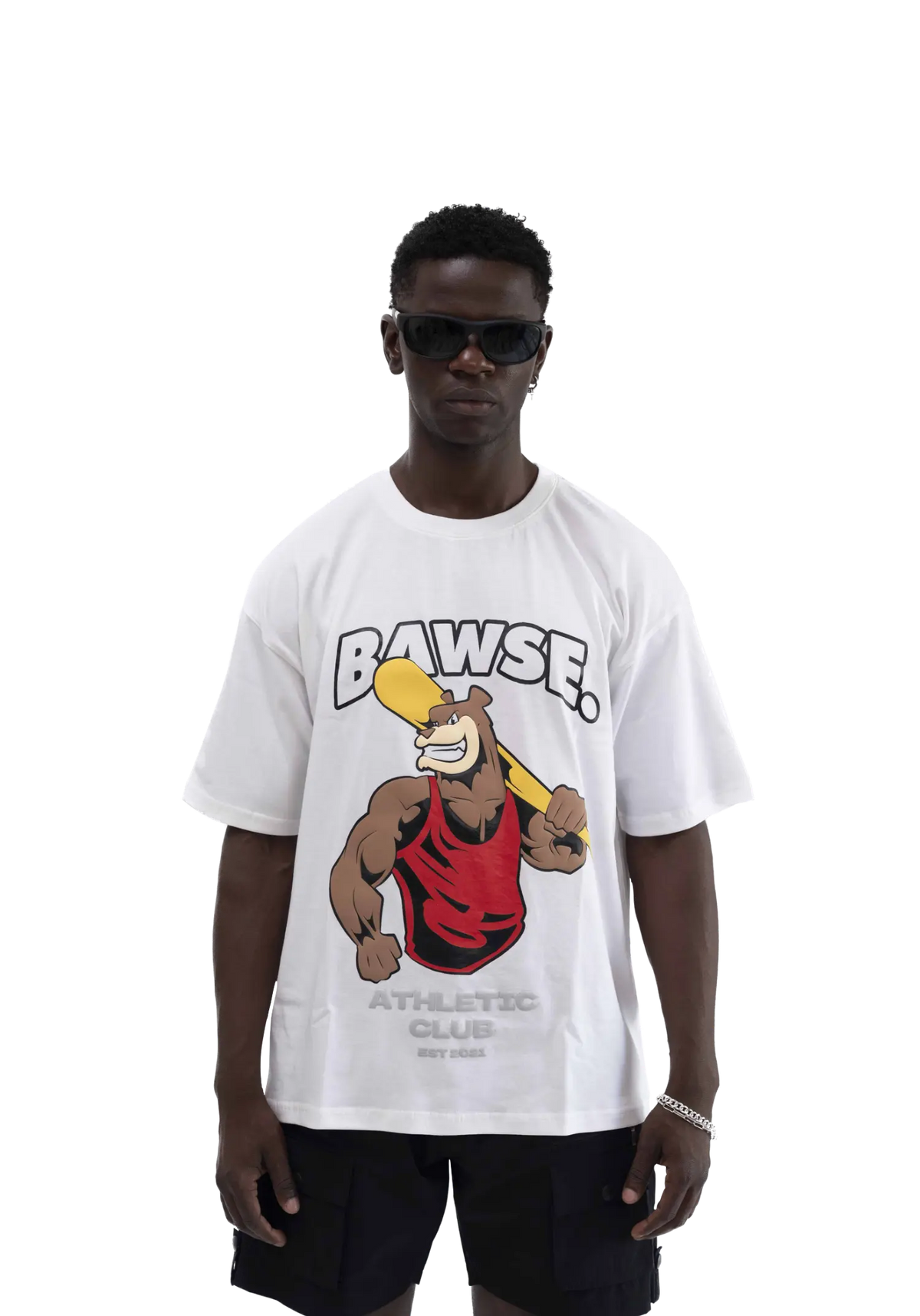 BAWSE Bear T-shirt - White – BAWSE.