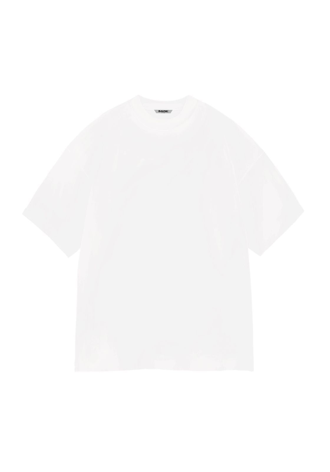 Oversized Crew Neck Tee Men - White