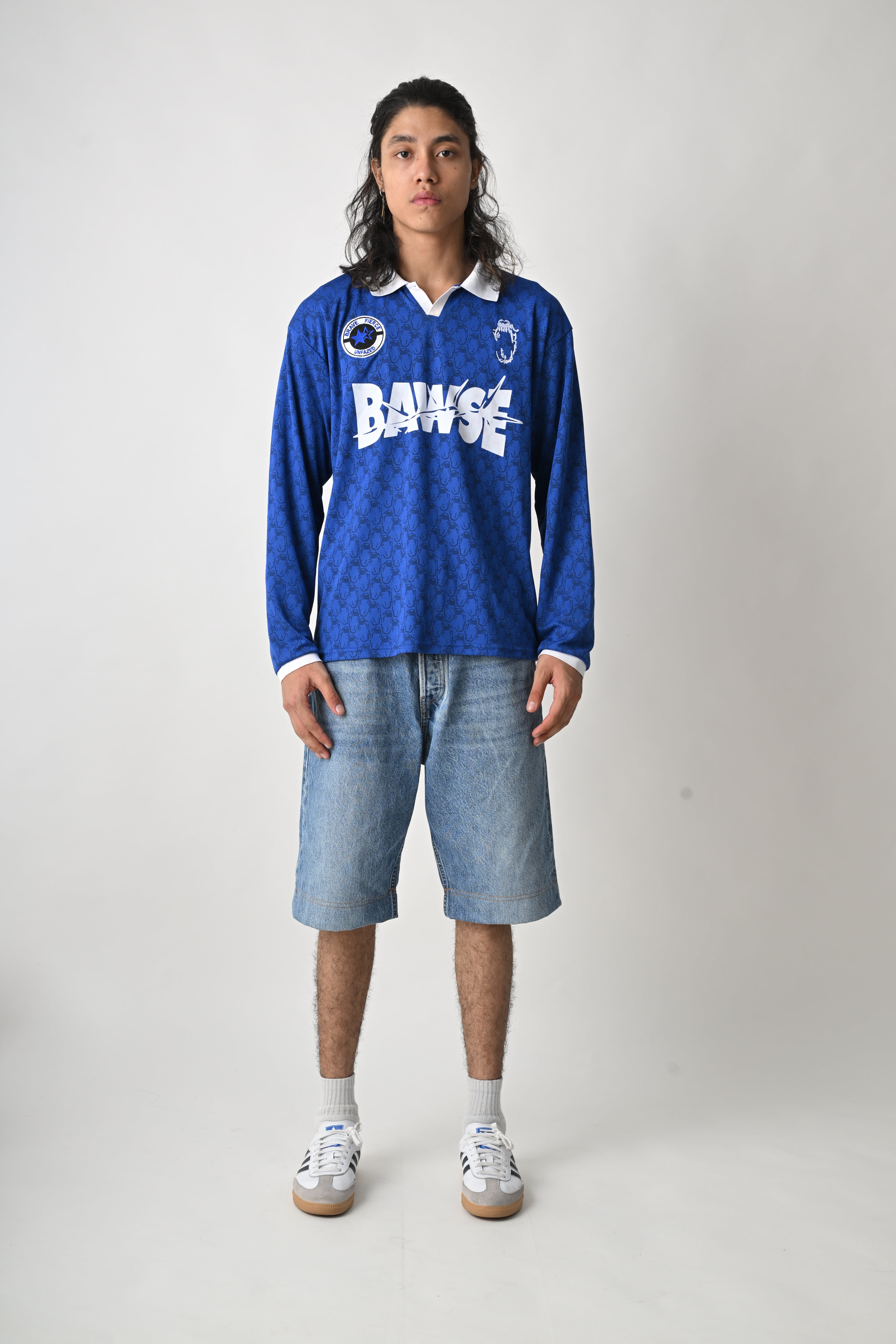 Long sleeve Jersey - Cobalt Blue.